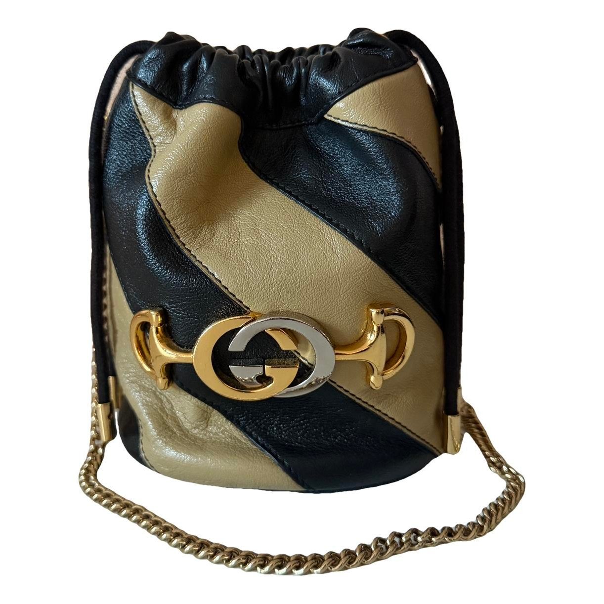 GG Marmont Chain Bucket leather crossbody bag