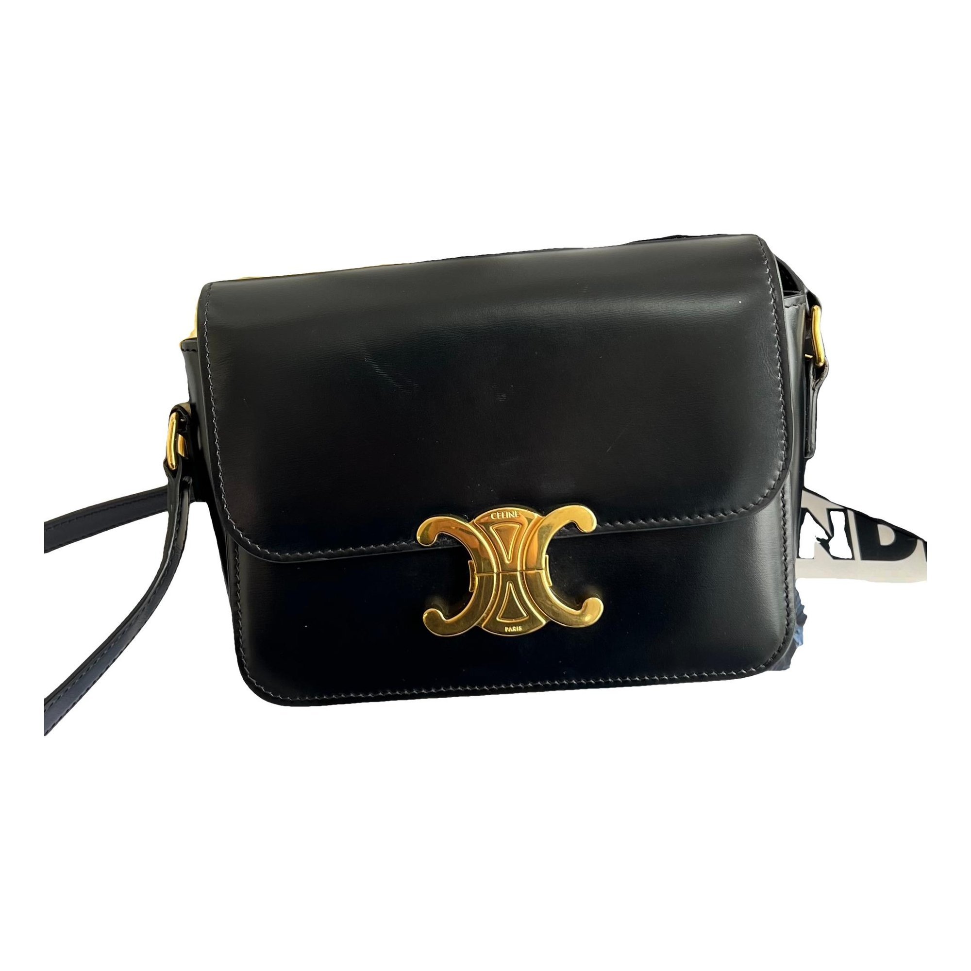 Triomphe leather handbag