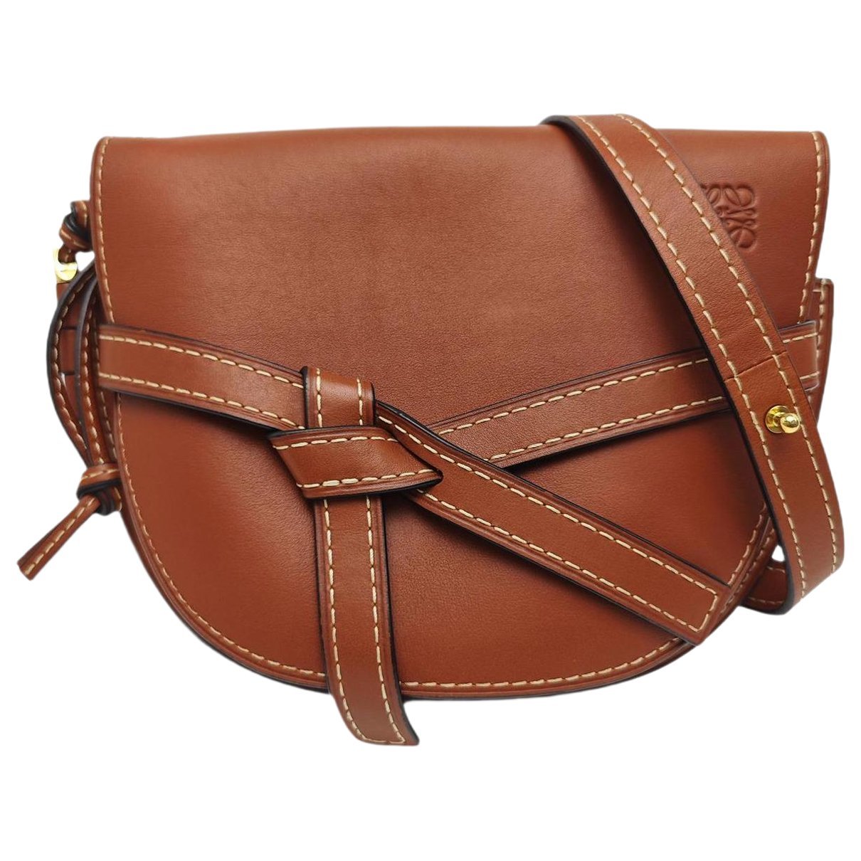 Gate leather crossbody bag