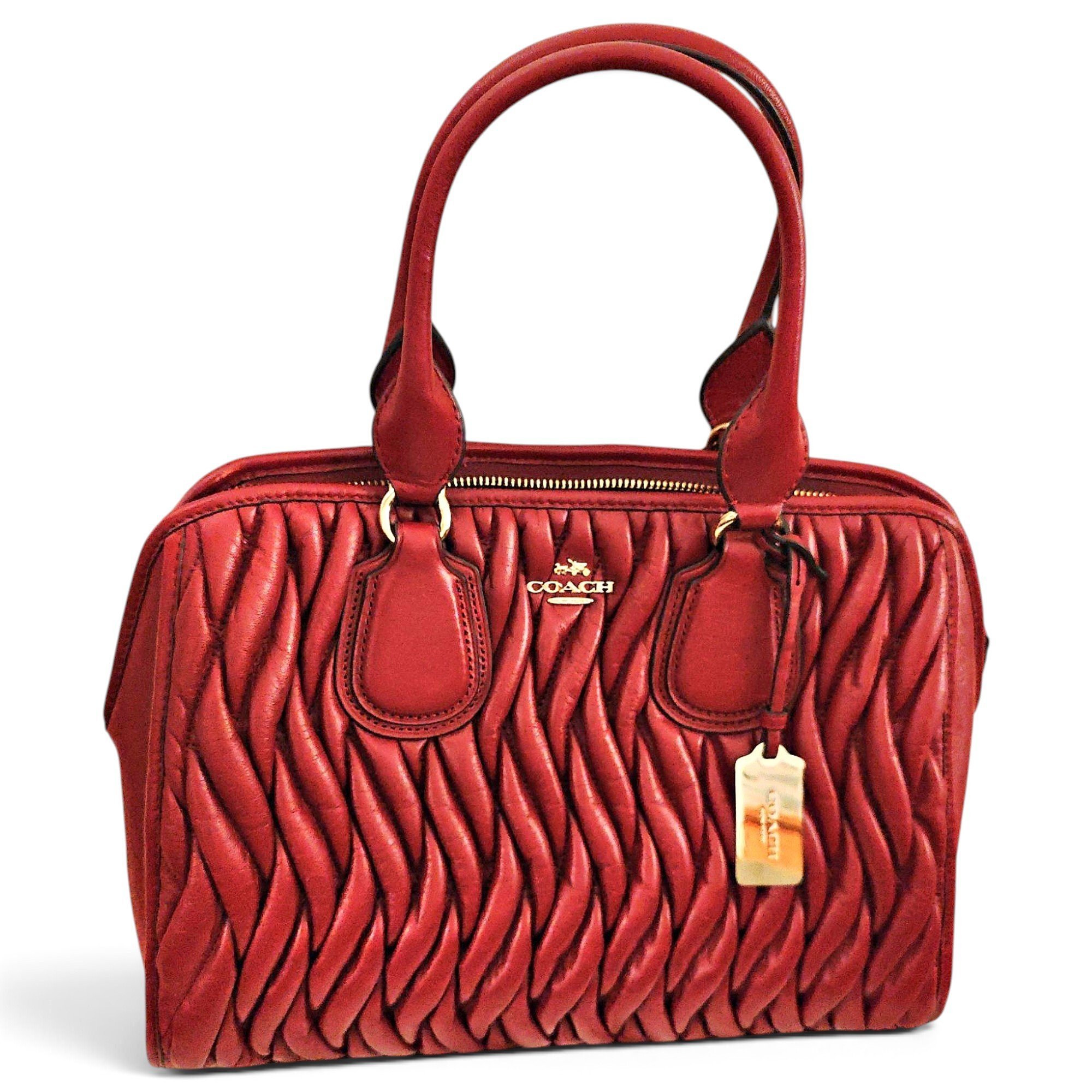 Leather satchel