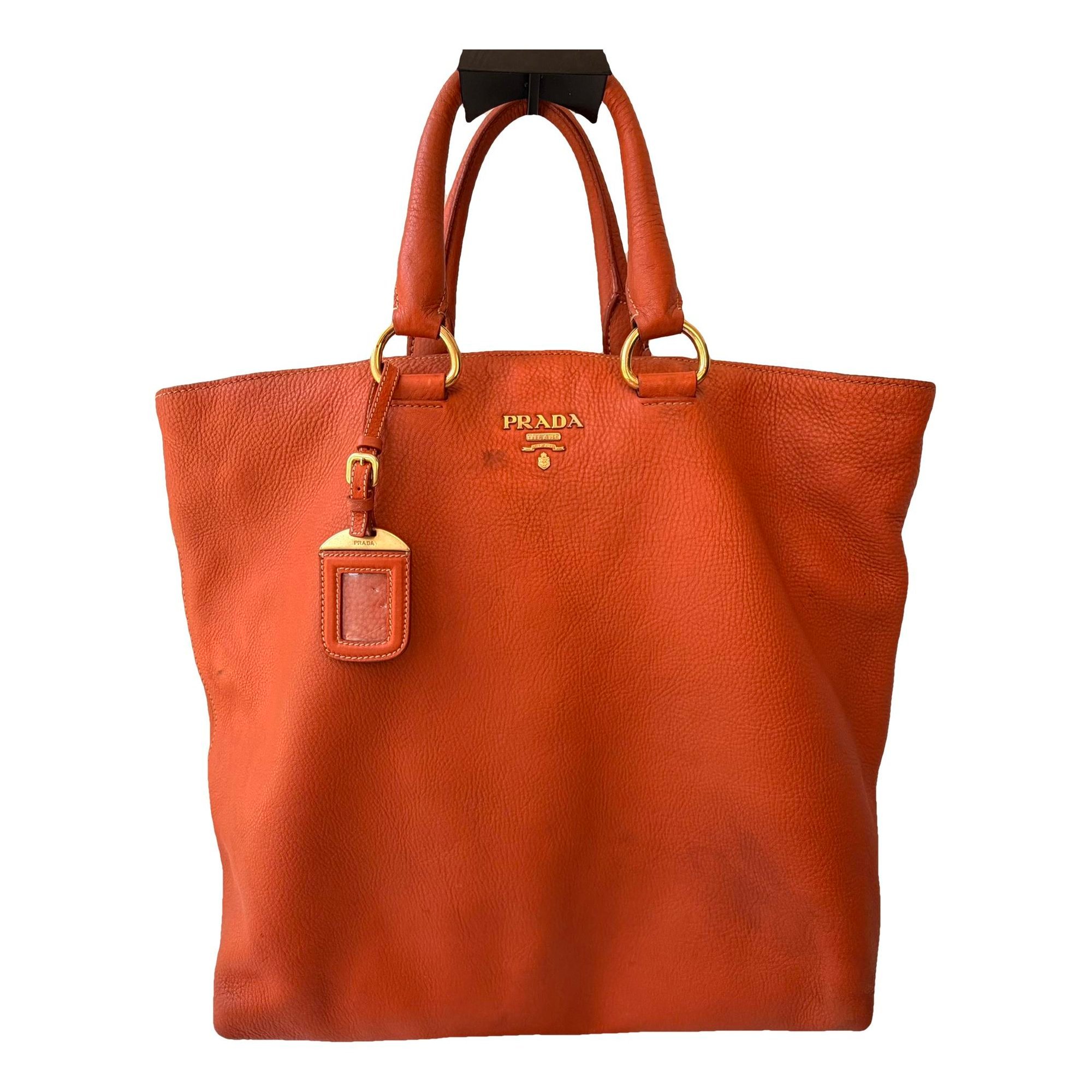 Leather tote