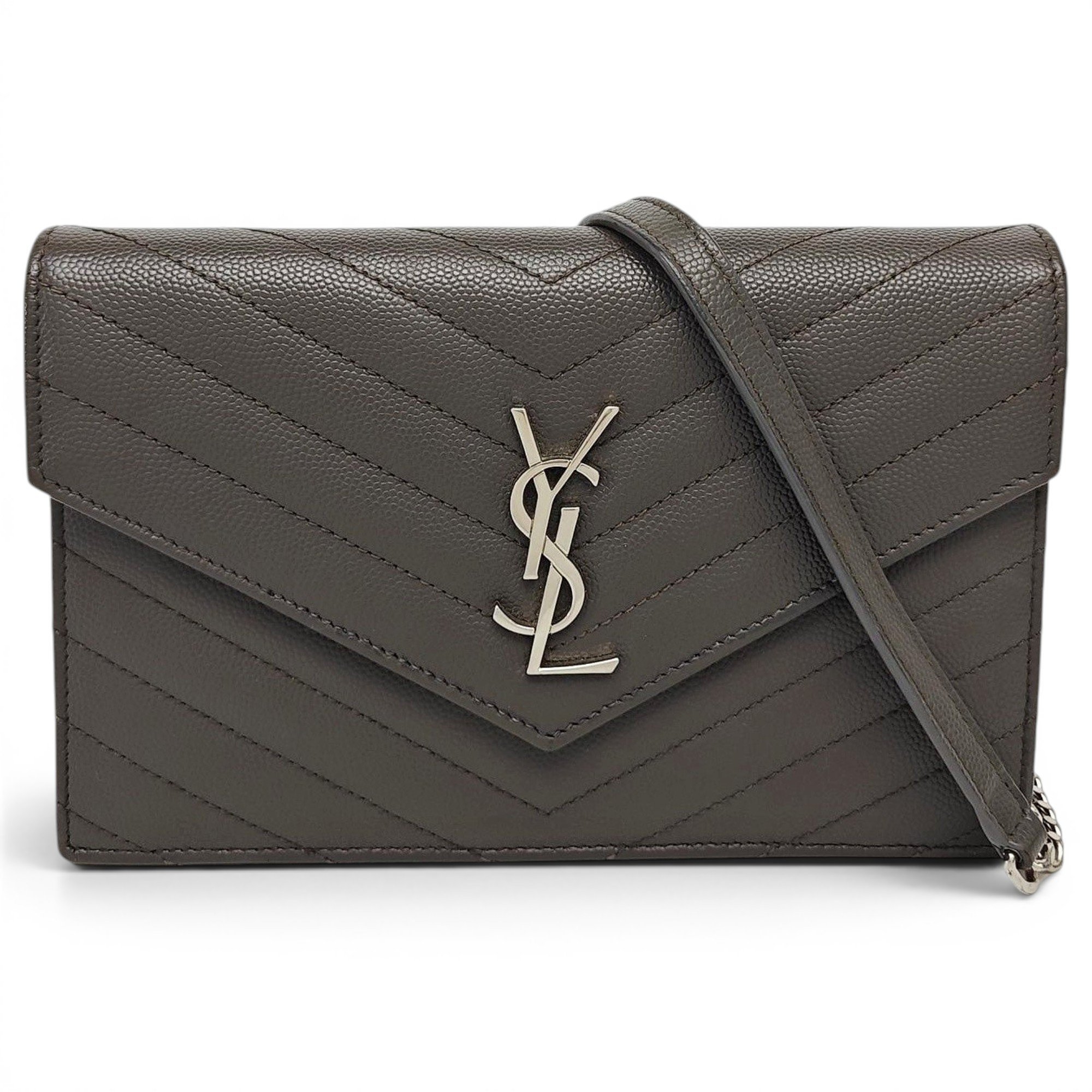 Baby monogramme leather handbag