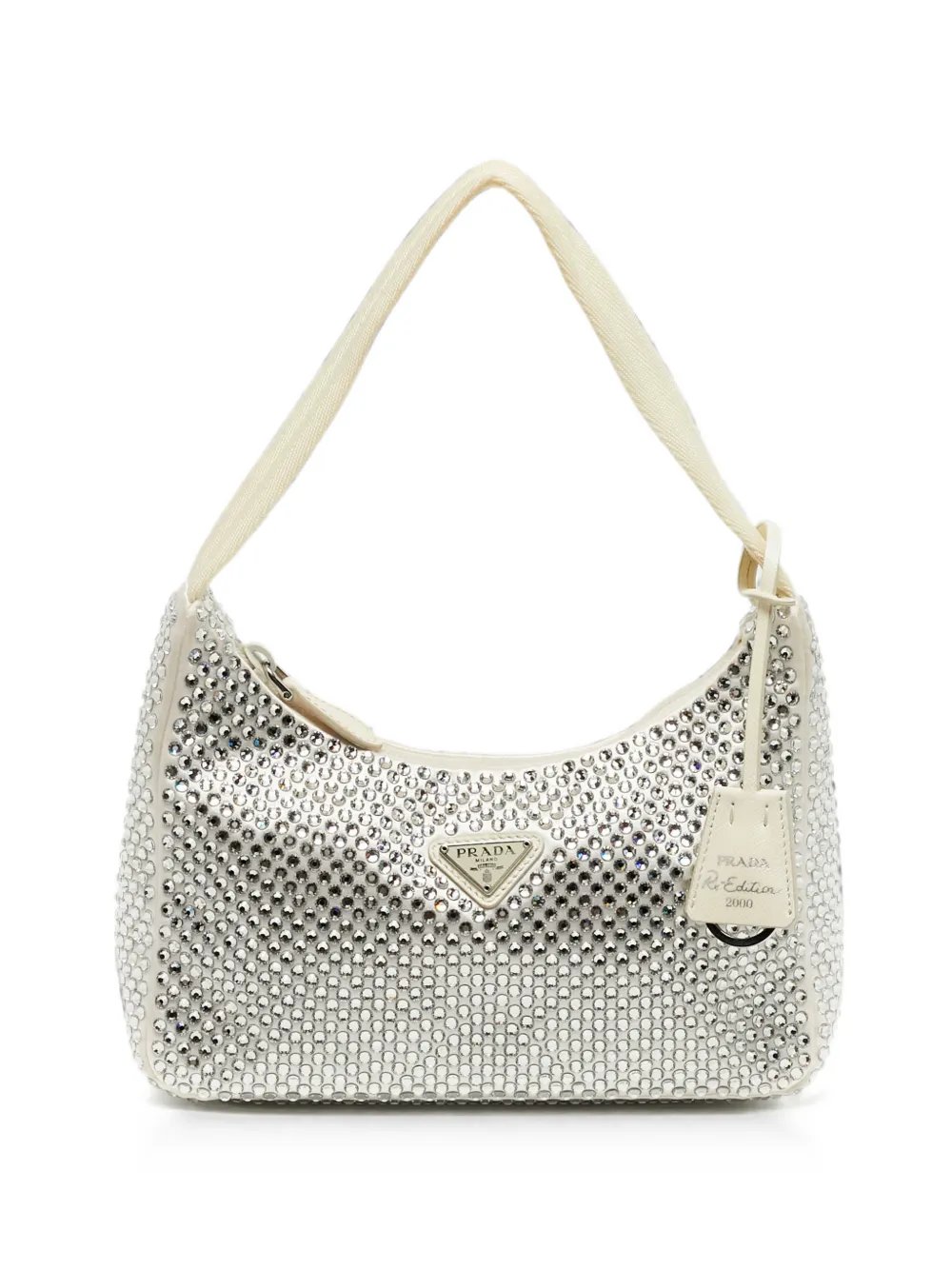 Prada Re-Edition 2000 crystal-studded shoulder bag