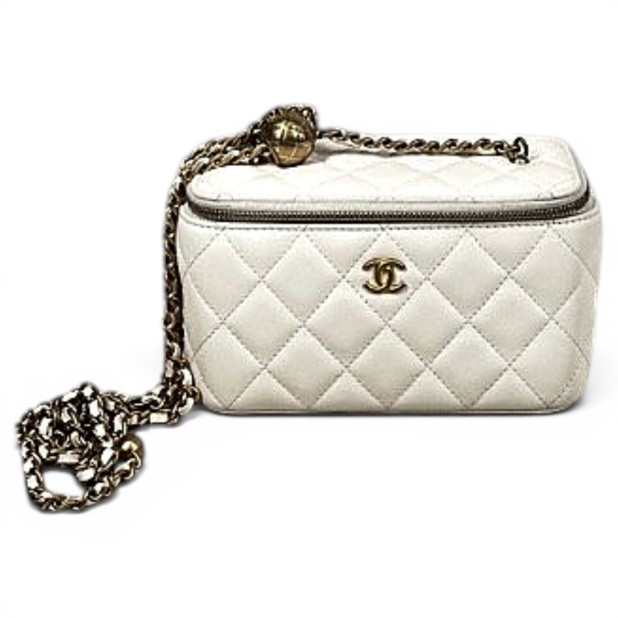 Trendy CC Vanity leather handbag