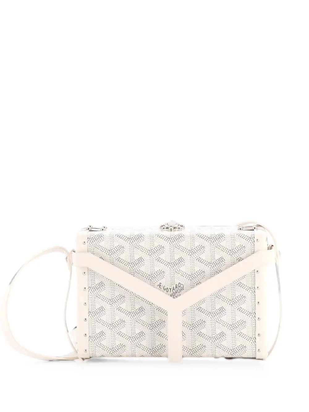 Minaudiere Bag Coated Canvas clutch bag