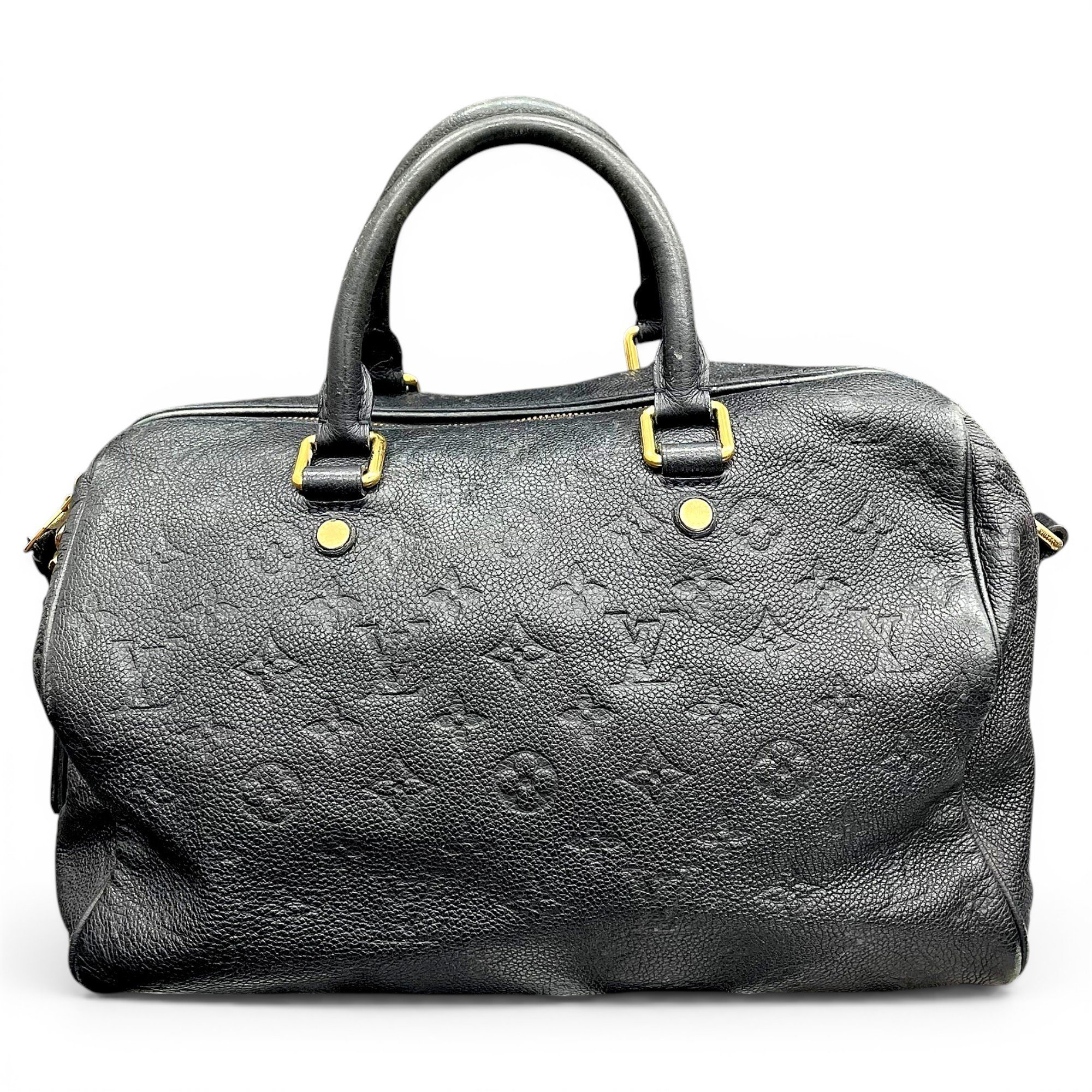 Speedy leather handbag