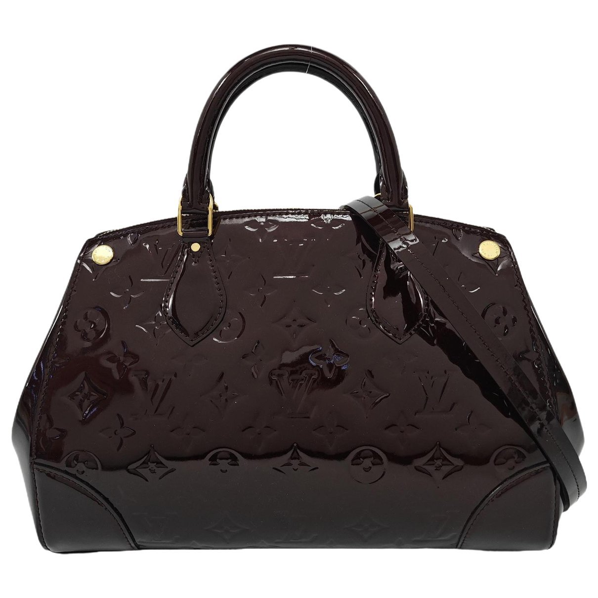 Patent leather handbag