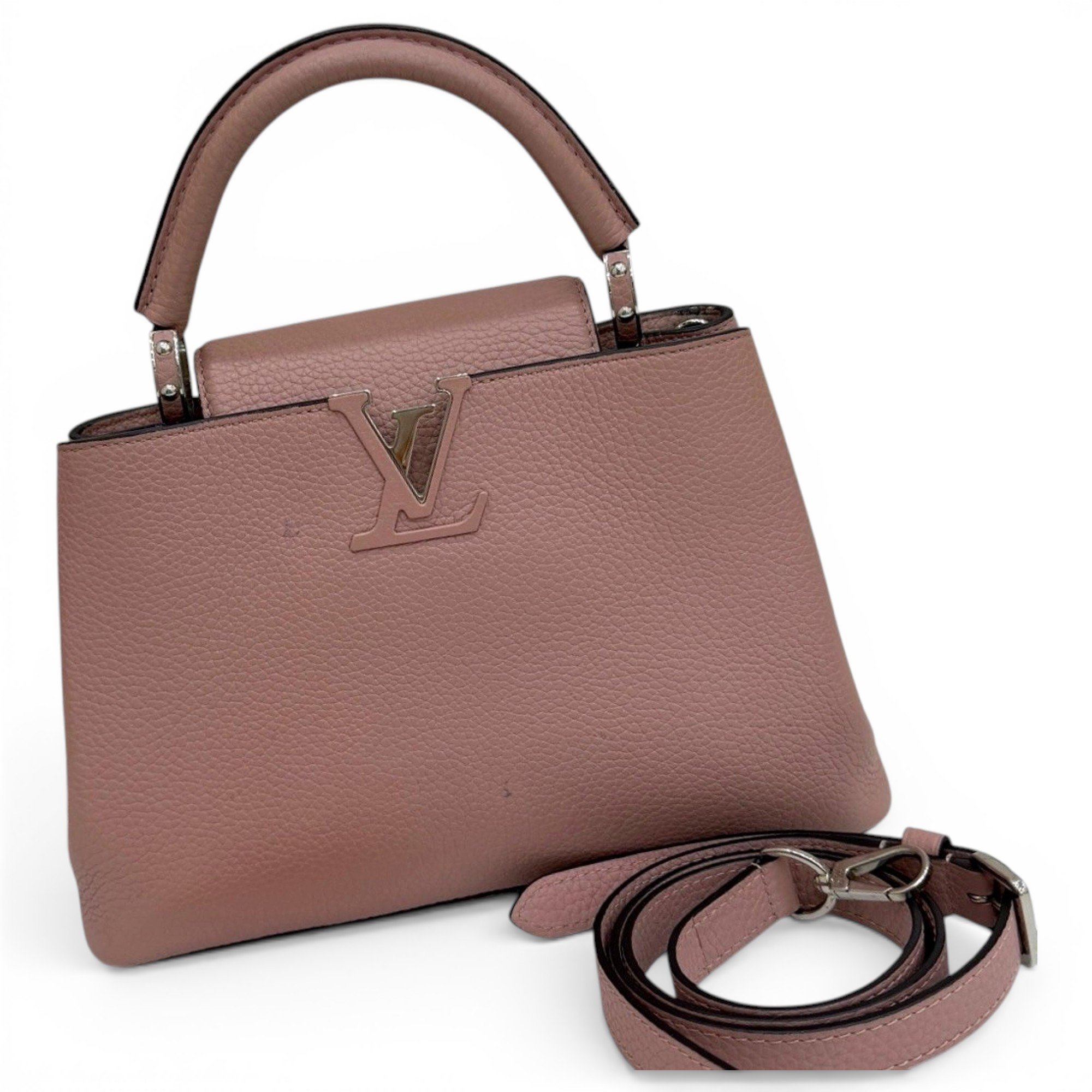 Capucines leather handbag