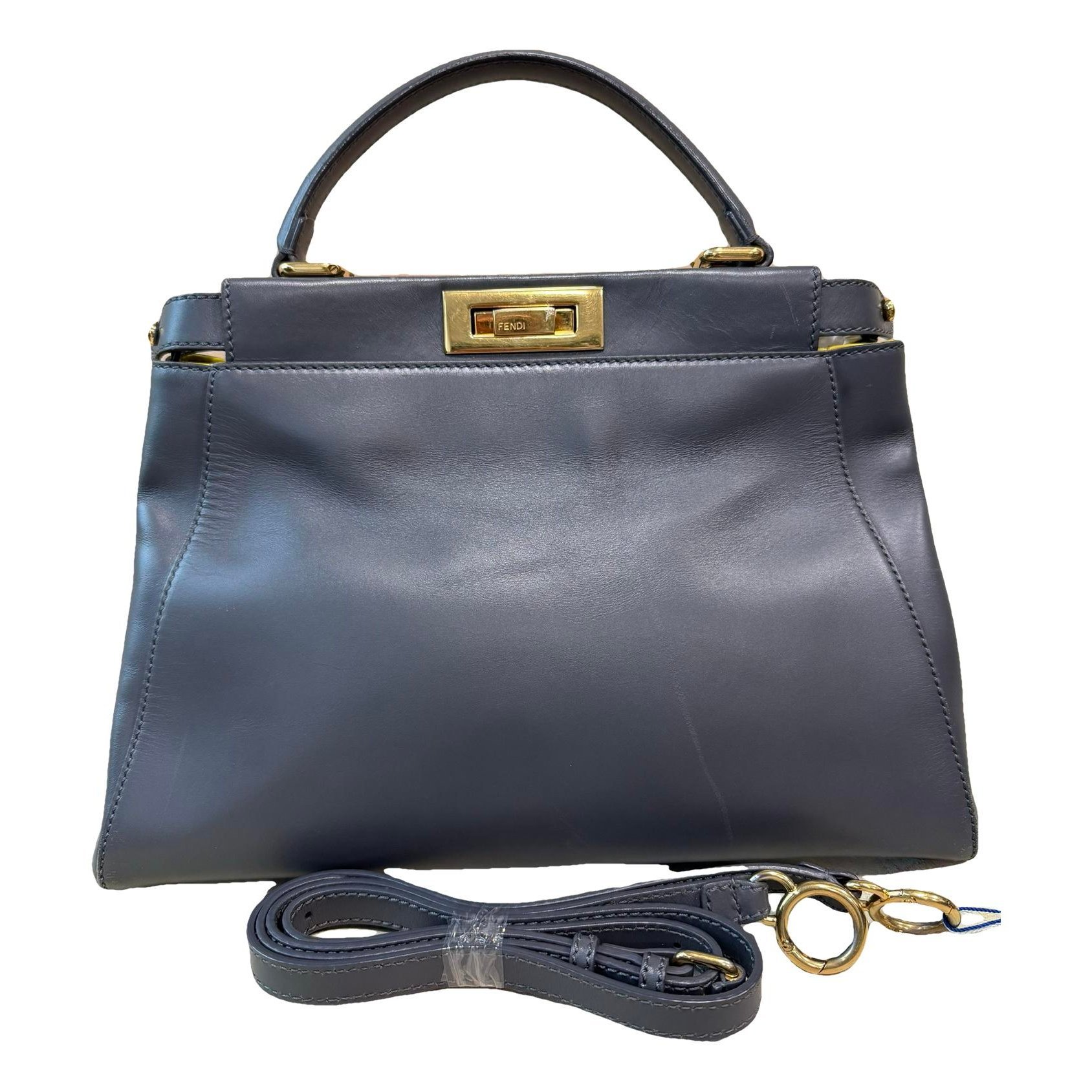 Peekaboo leather handbag