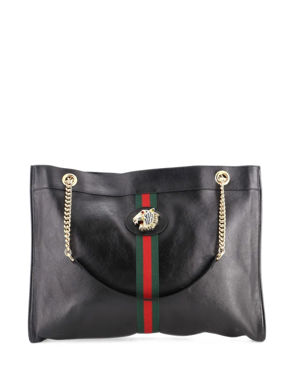 Rajah Chain Leather Large tote bag