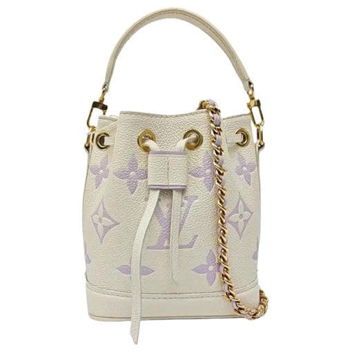 Nano Noé leather handbag