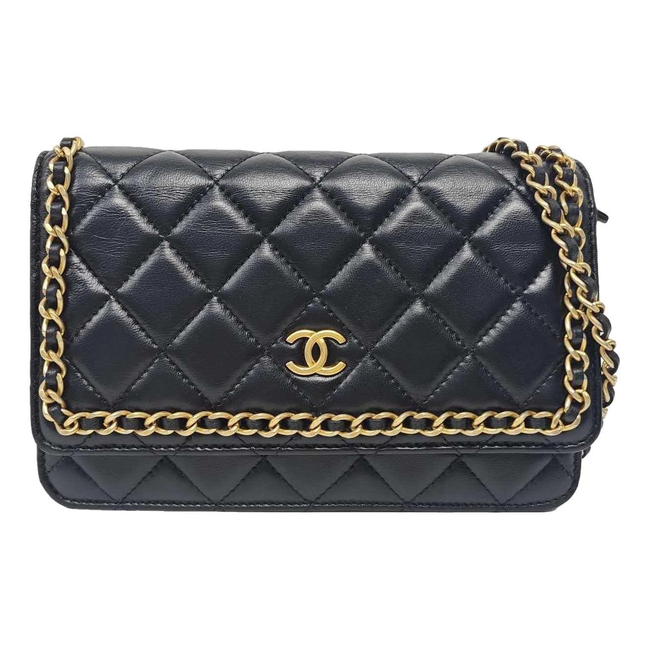 Wallet On Chain Timeless/Classique leather handbag