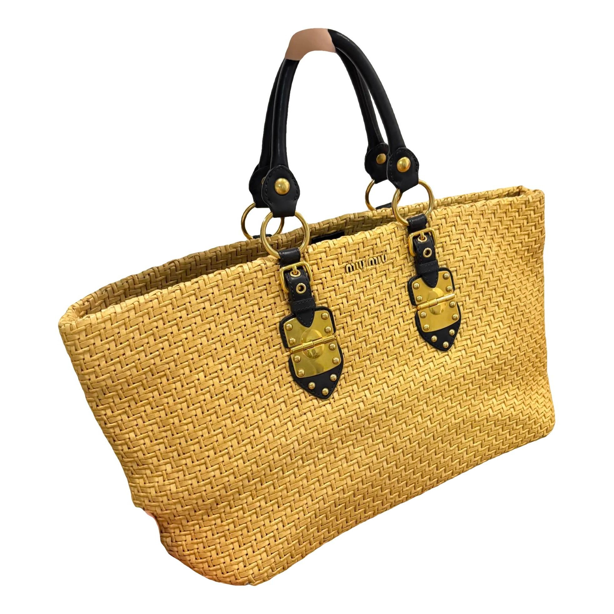 Miu Miu Leather tote