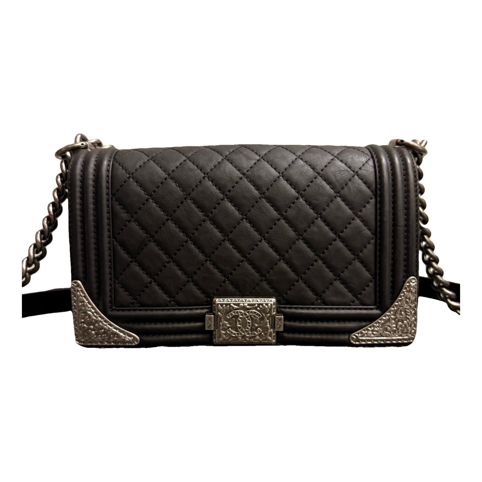 Boy leather crossbody bag