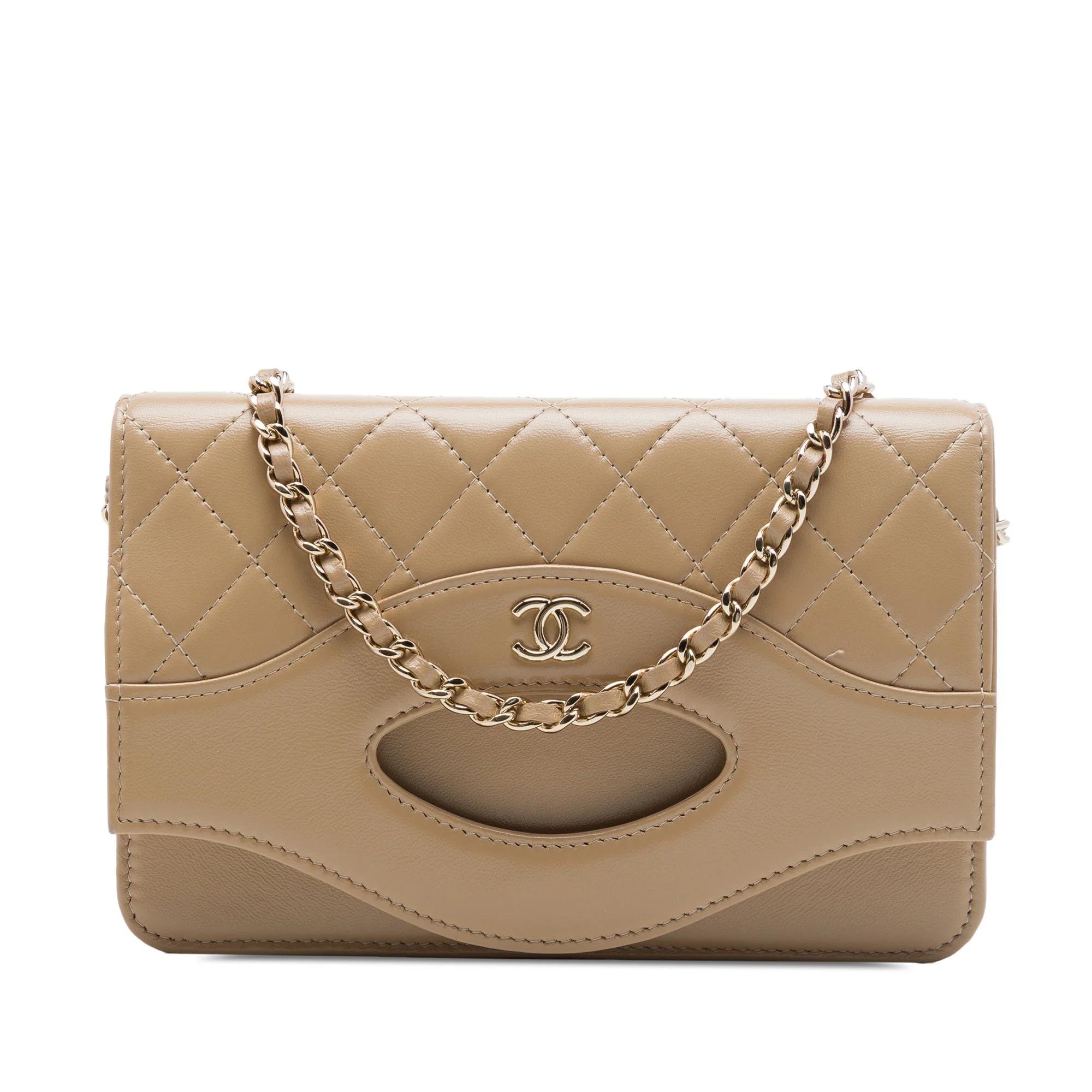 Wallet On Chain Timeless/Classique pony-style calfskin handbag