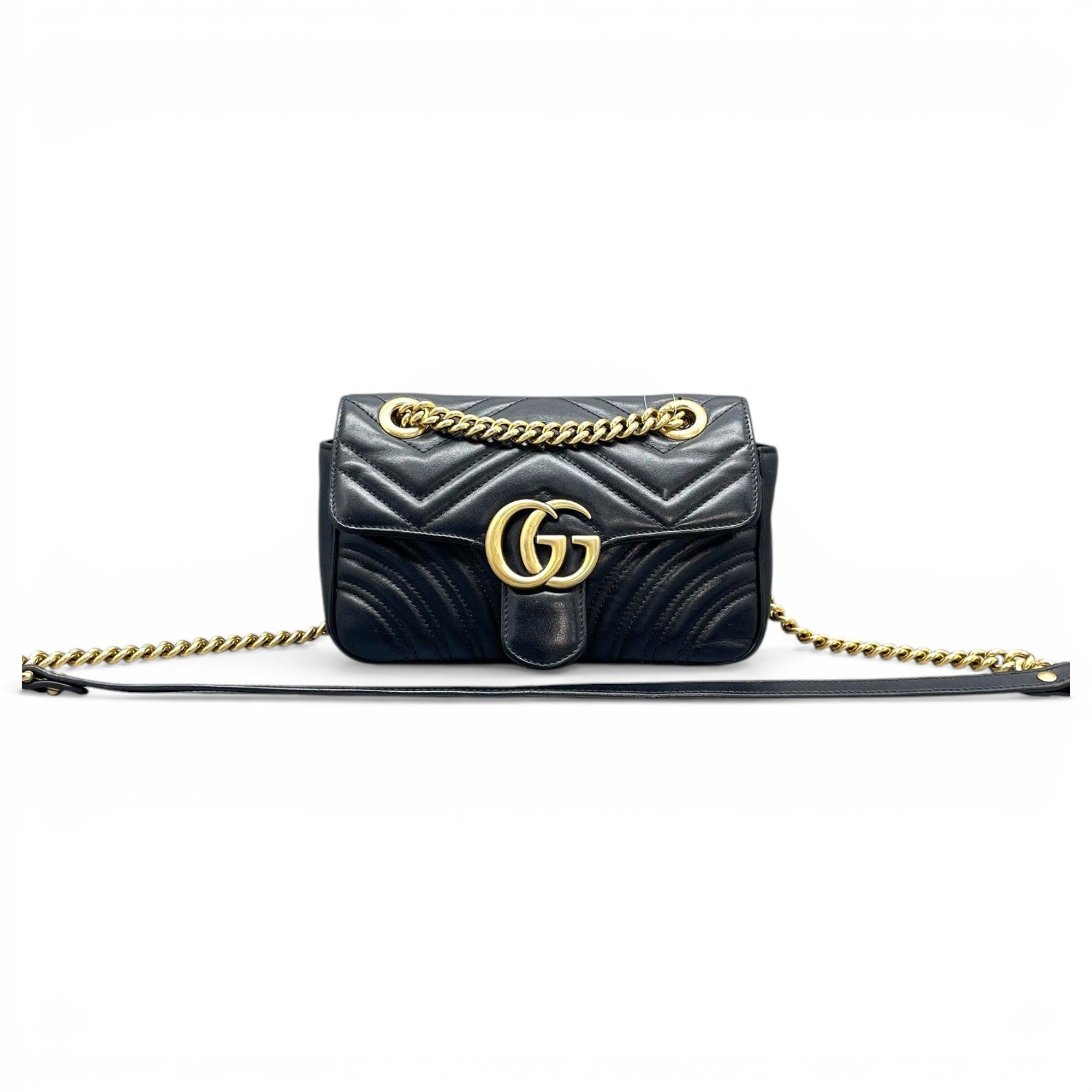 GG Marmont Flap leather handbag