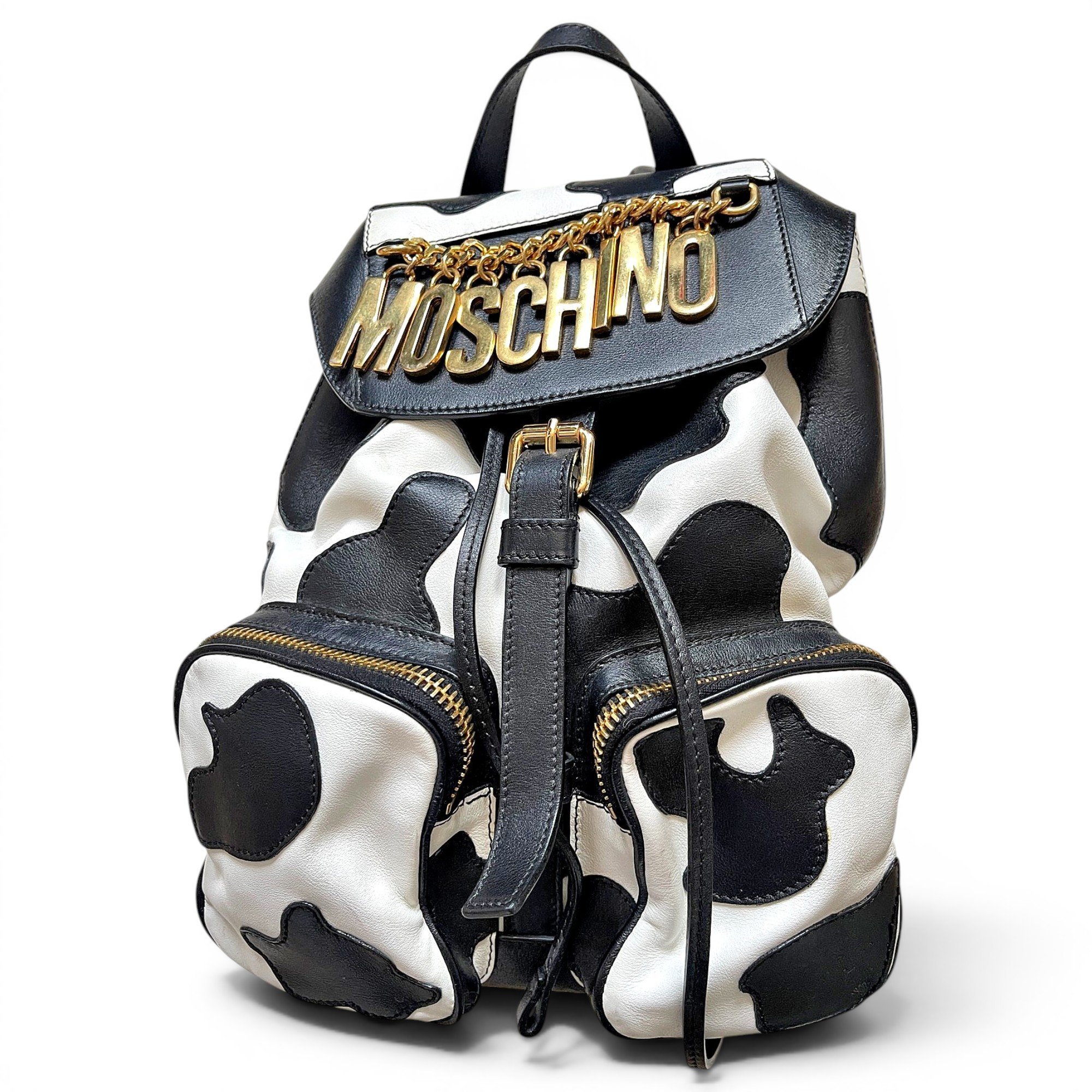 Leather backpack