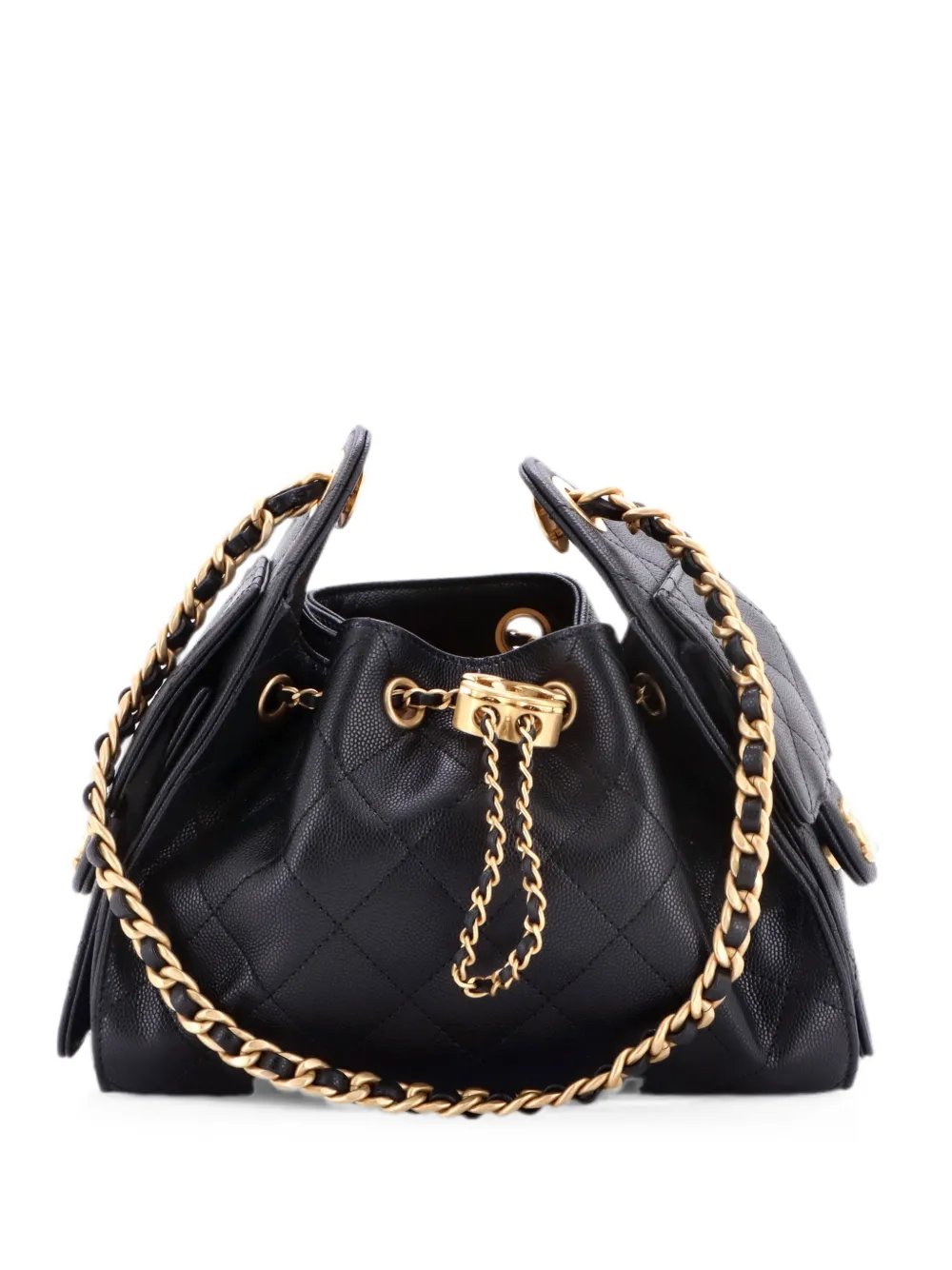 25 Quilted Caviar Mini hobo bag