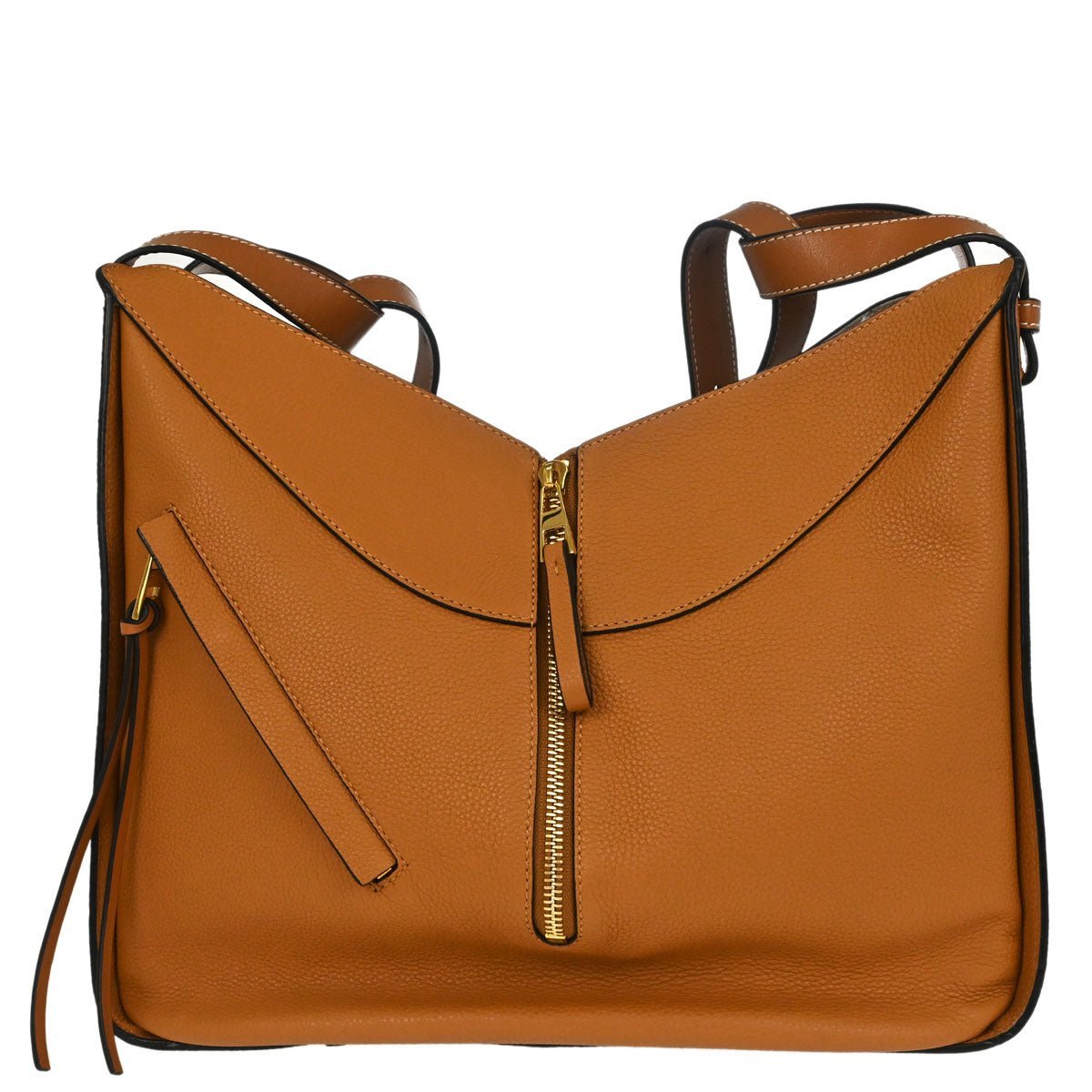 Hammock leather handbag