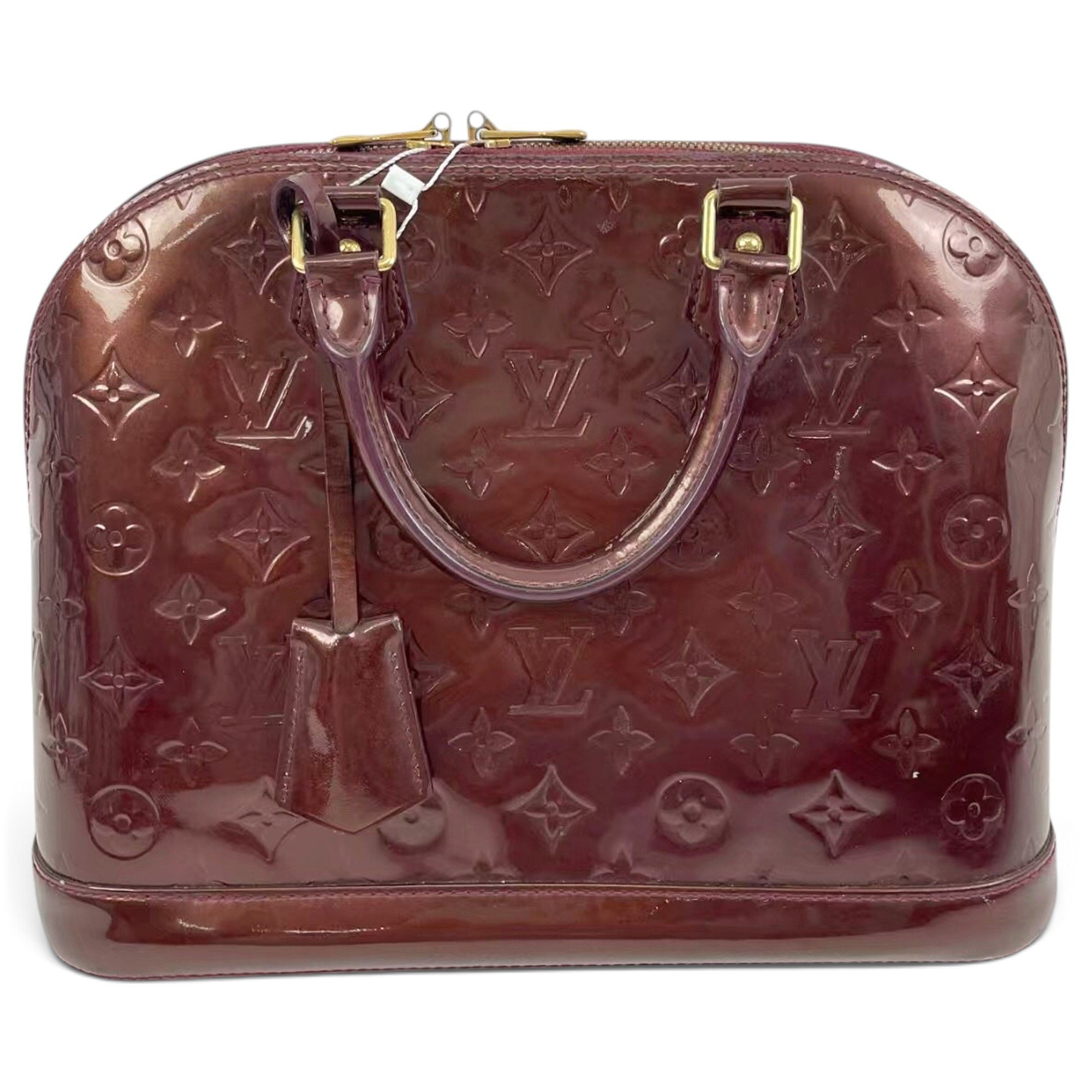 Alma patent leather handbag