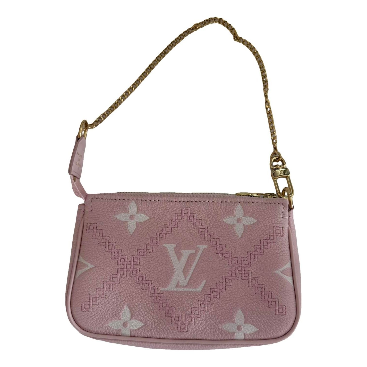 Pochette Accessoire patent leather handbag
