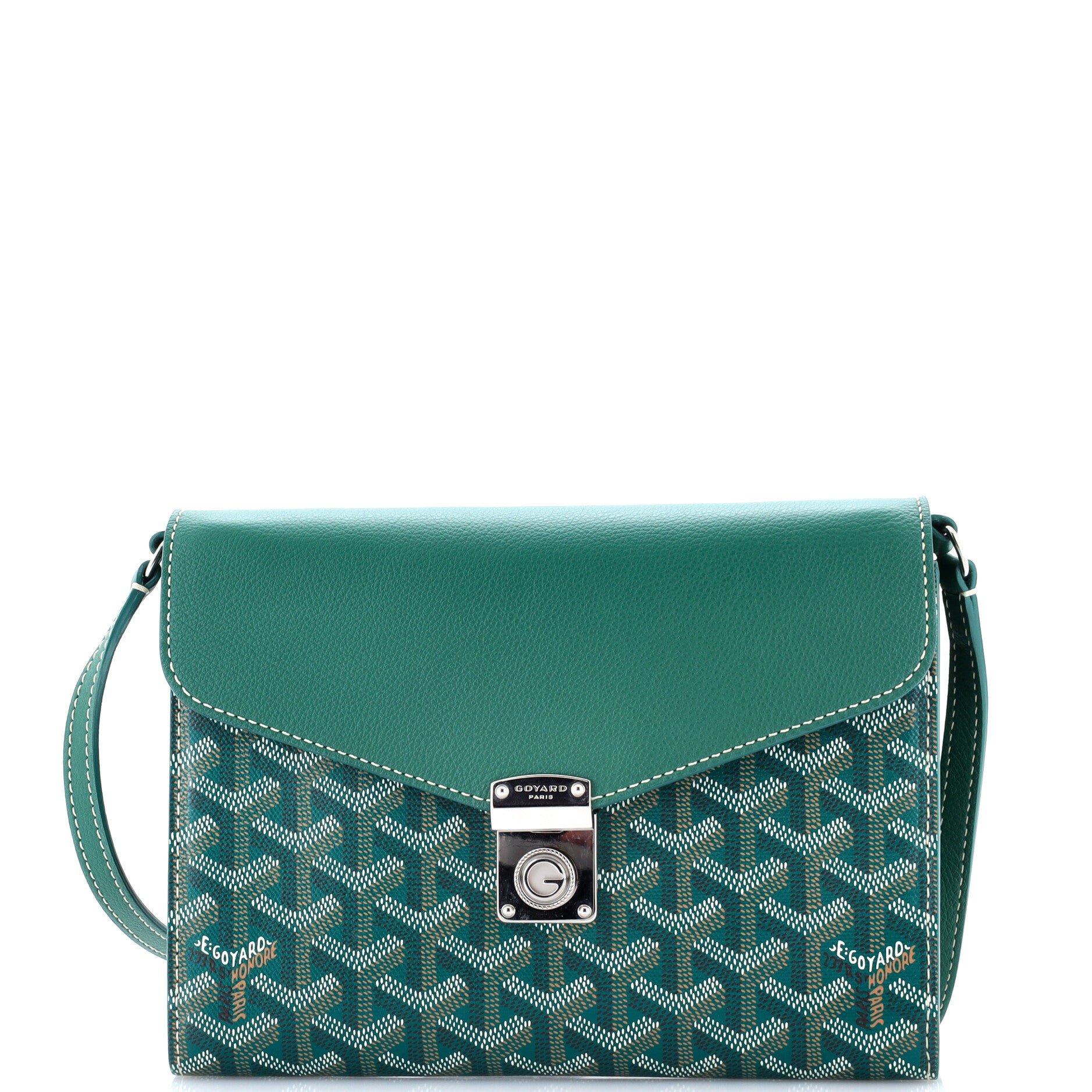 Chypre Wallet on Strap Coated Canvas with Leather