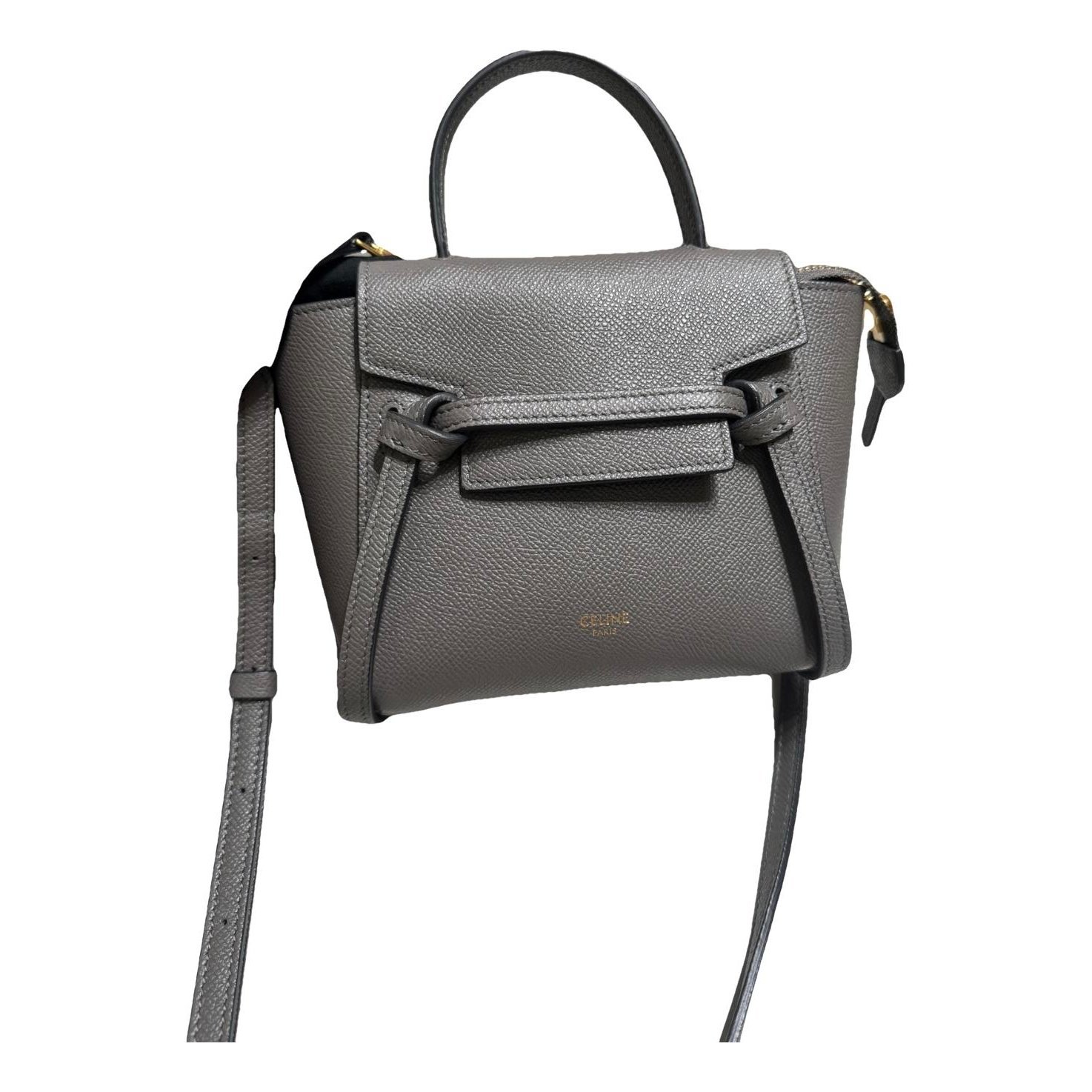 Belt leather handbag