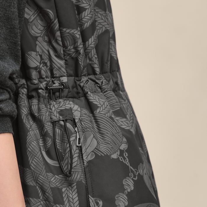 Gris Charbon "Palefroi Remix" Reversible Long Vest