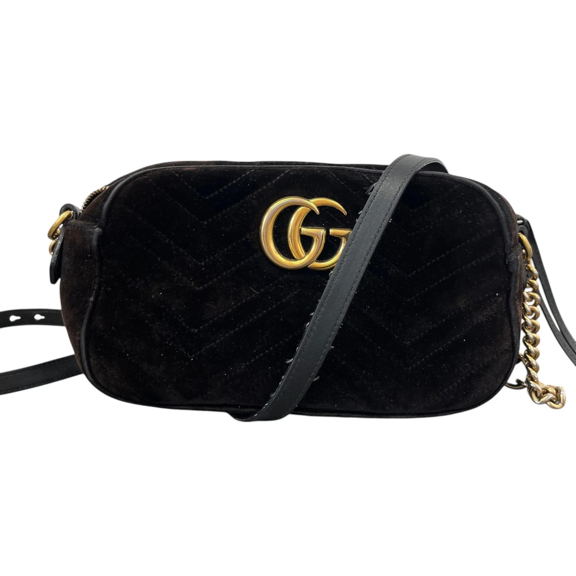 Velvet handbag