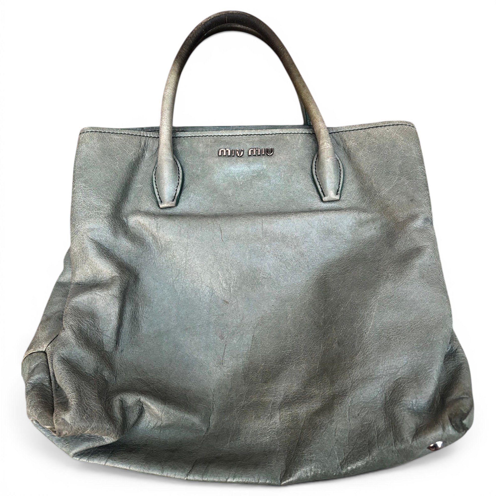 Leather handbag