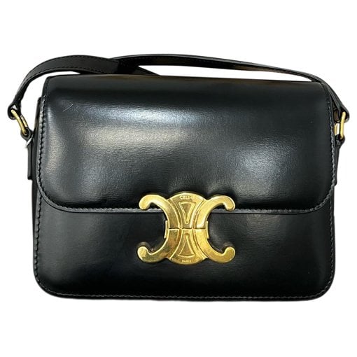 Triomphe leather handbag