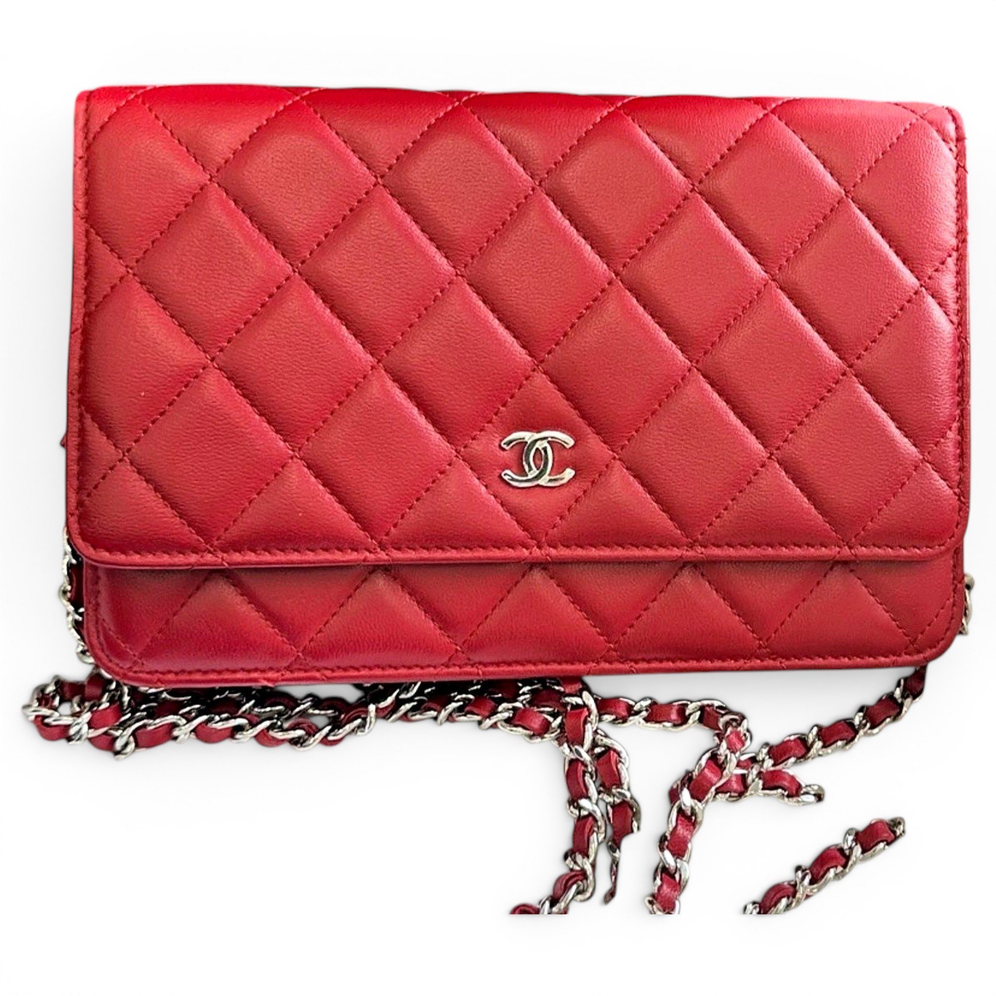 Wallet On Chain Timeless/Classique leather crossbody bag