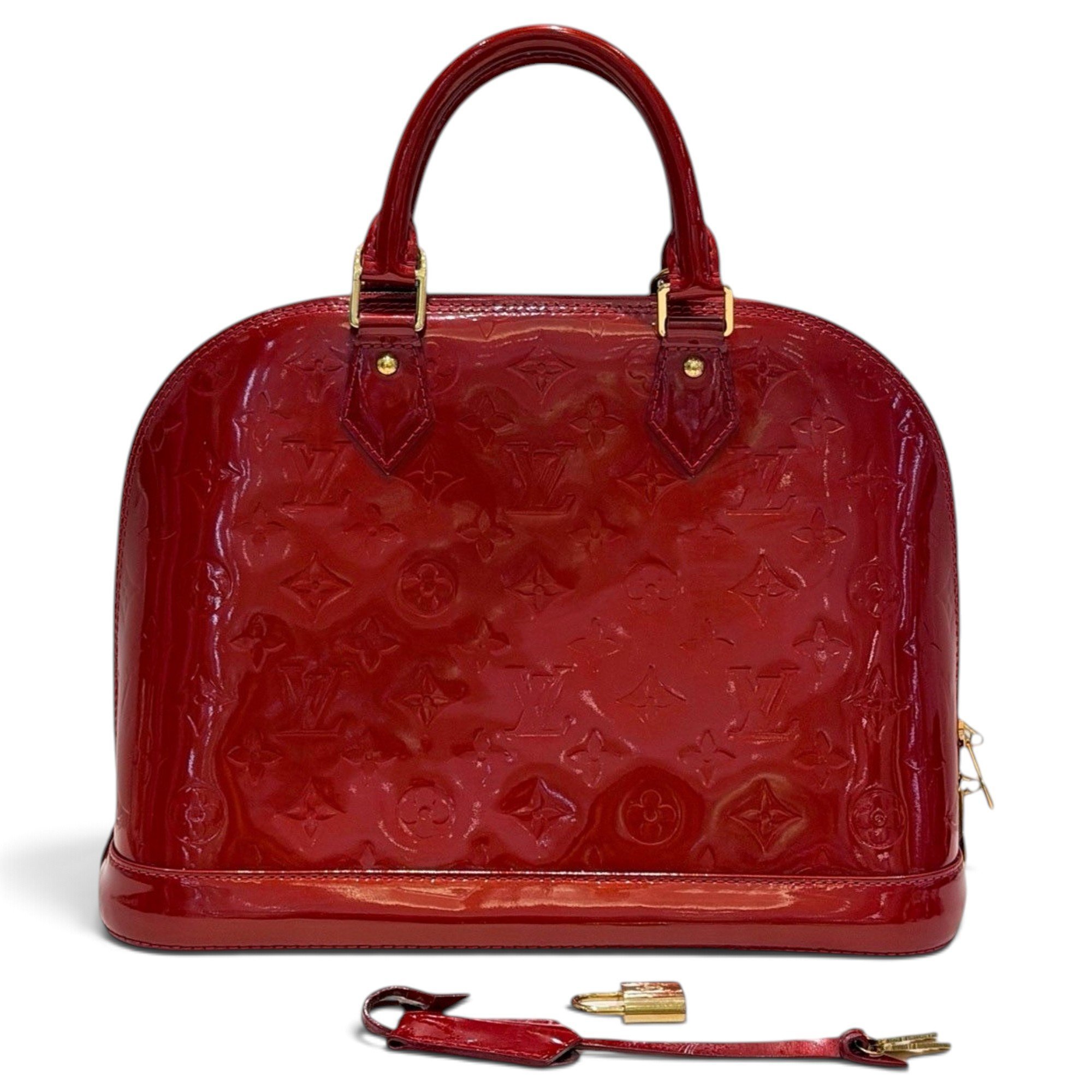 Alma patent leather handbag