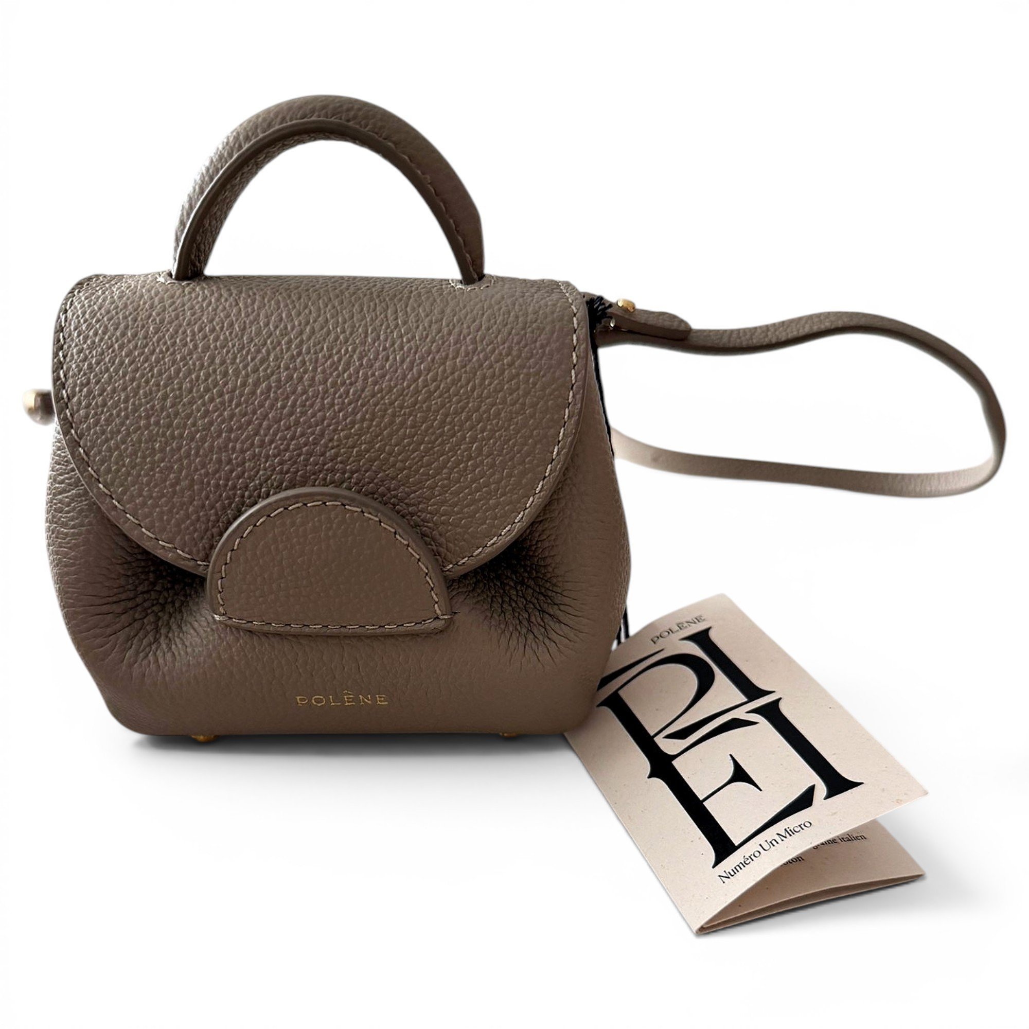 Polene Leather crossbody bag