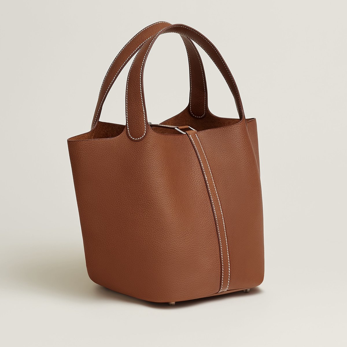 Fauve Picotin Lock 22 Bag