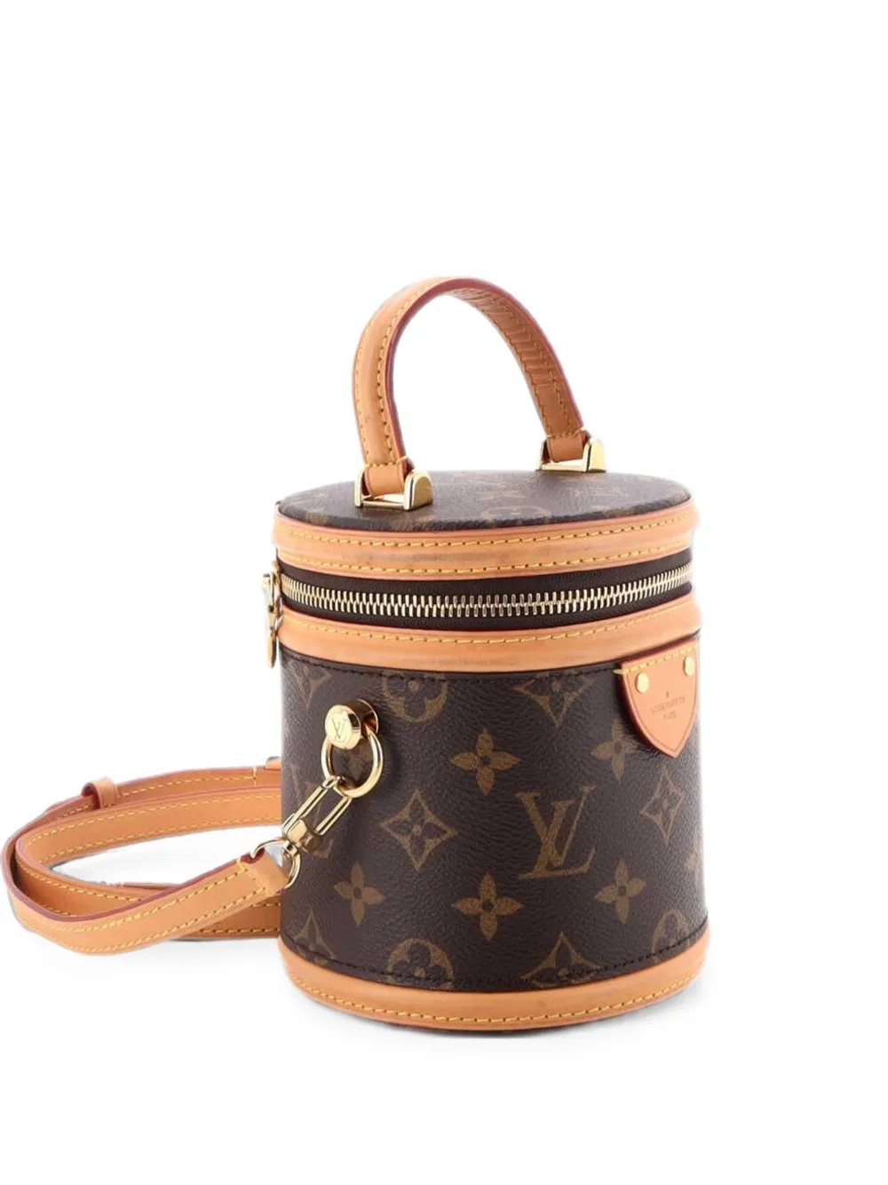 Cannes Handbag Monogram Canvas Nano satchel