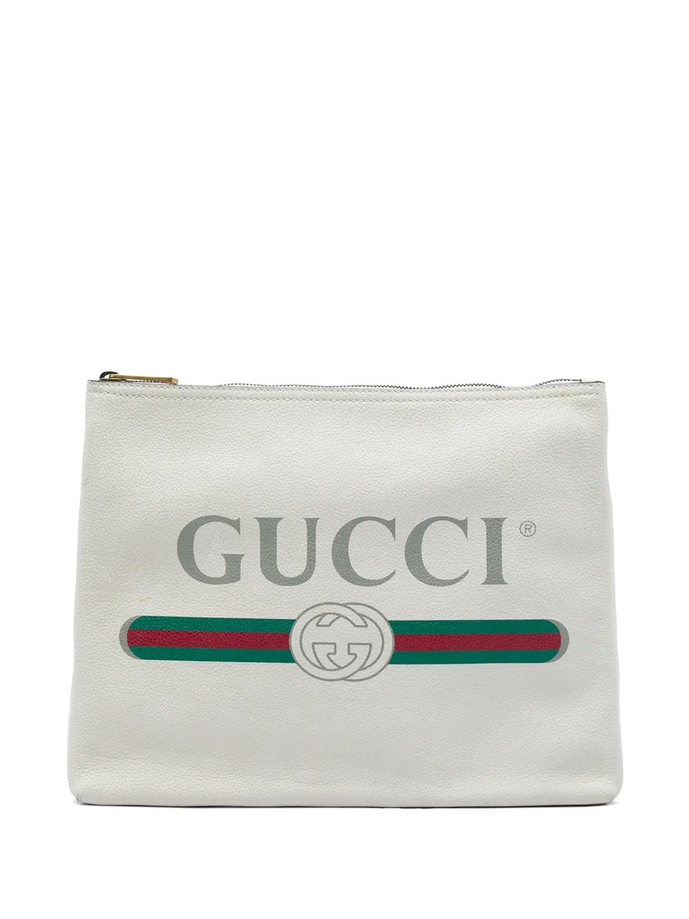 2016-2026 Medium Calfskin Logo Portfolio clutch bag