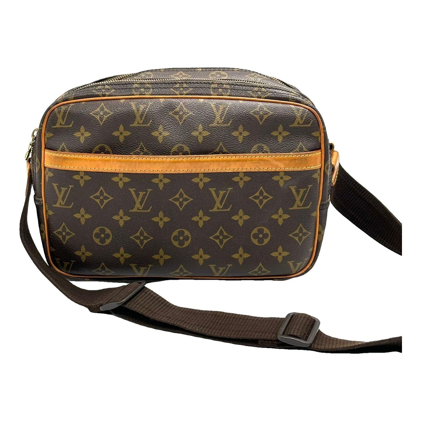 Reporter cloth crossbody bag
