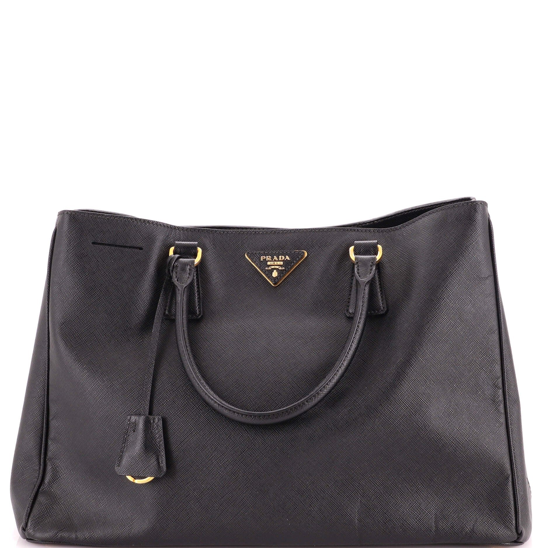 Lux Open Tote Saffiano Leather Large