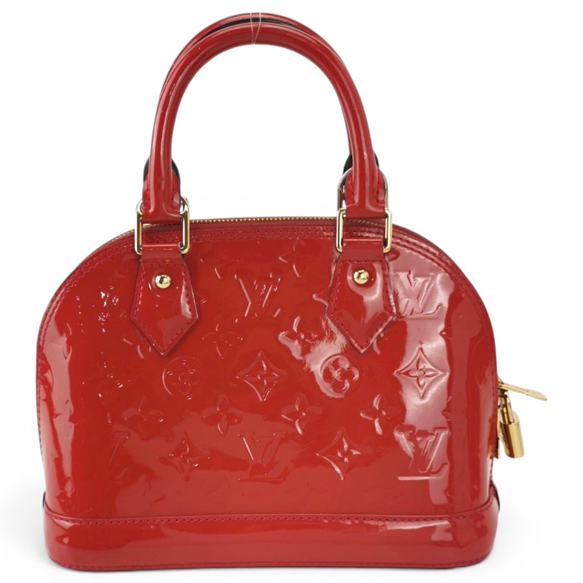 Alma BB patent leather handbag