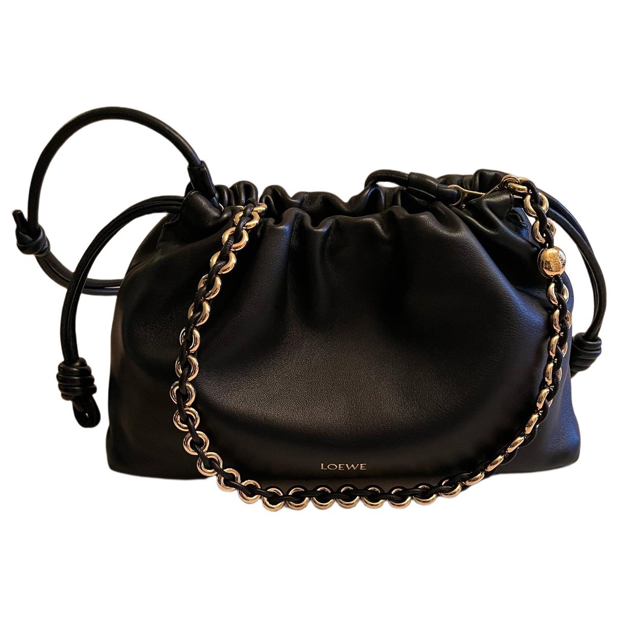 Flamenco leather handbag