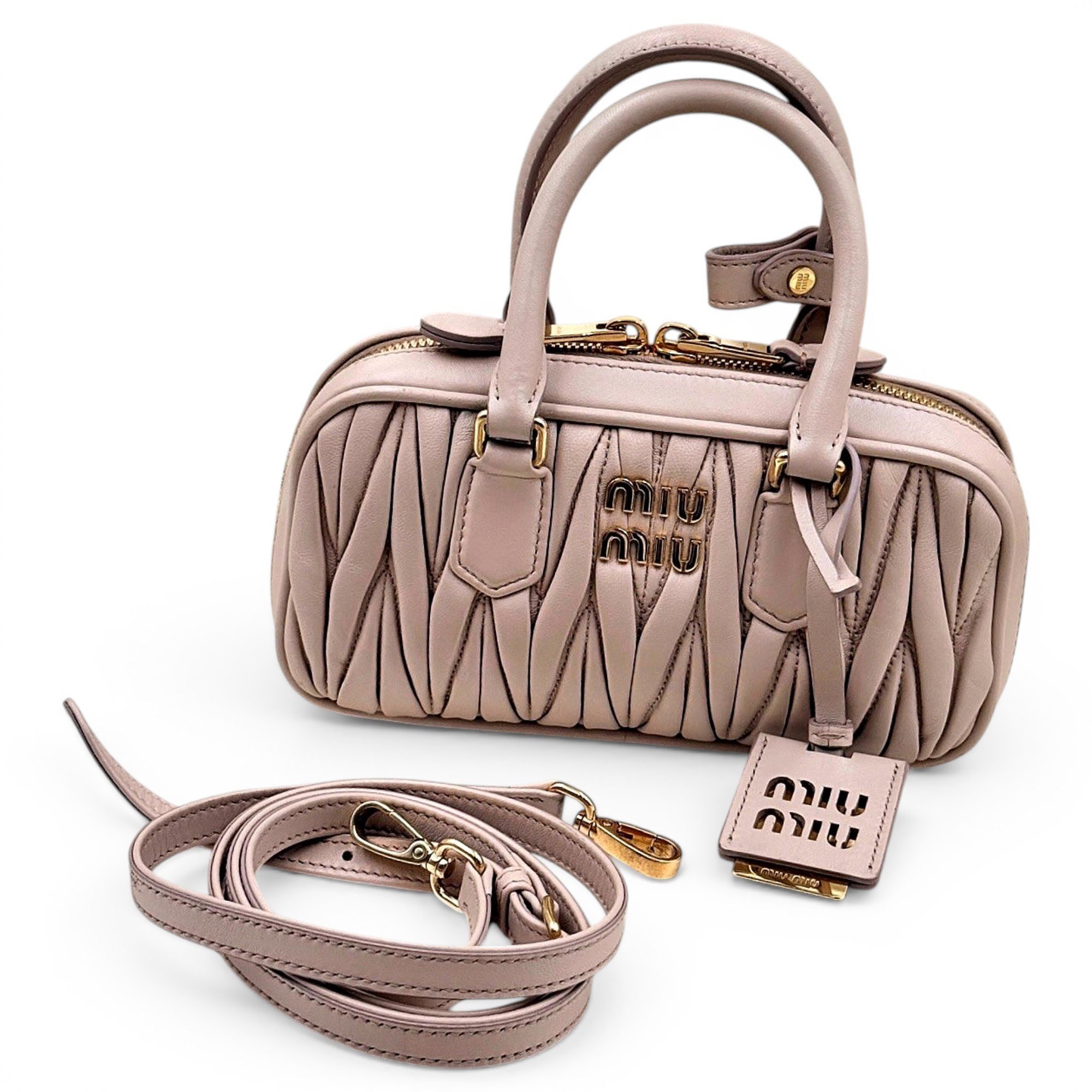 Arcadie leather handbag