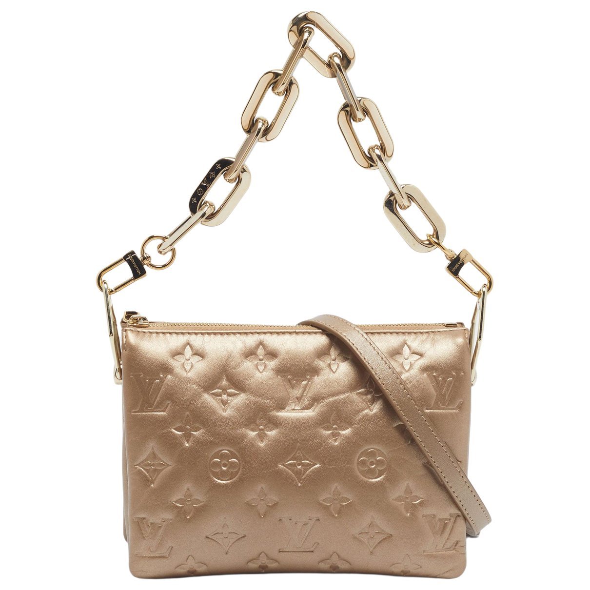 Coussin leather handbag
