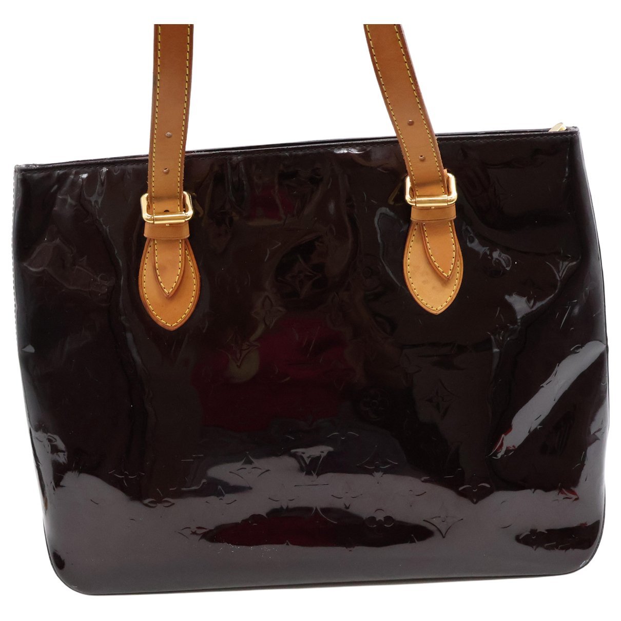Louis Vuitton Alma leather handbag