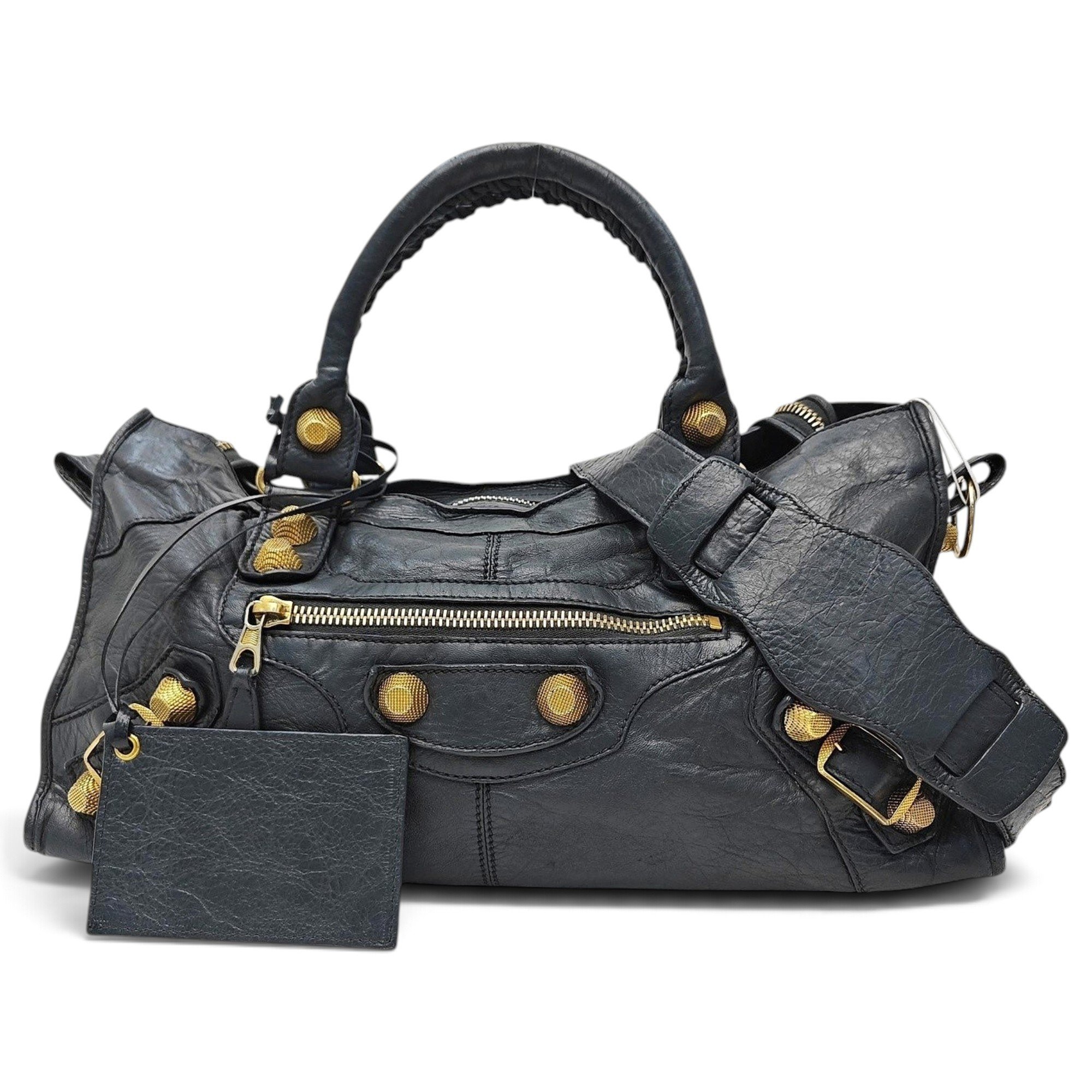 Leather handbag