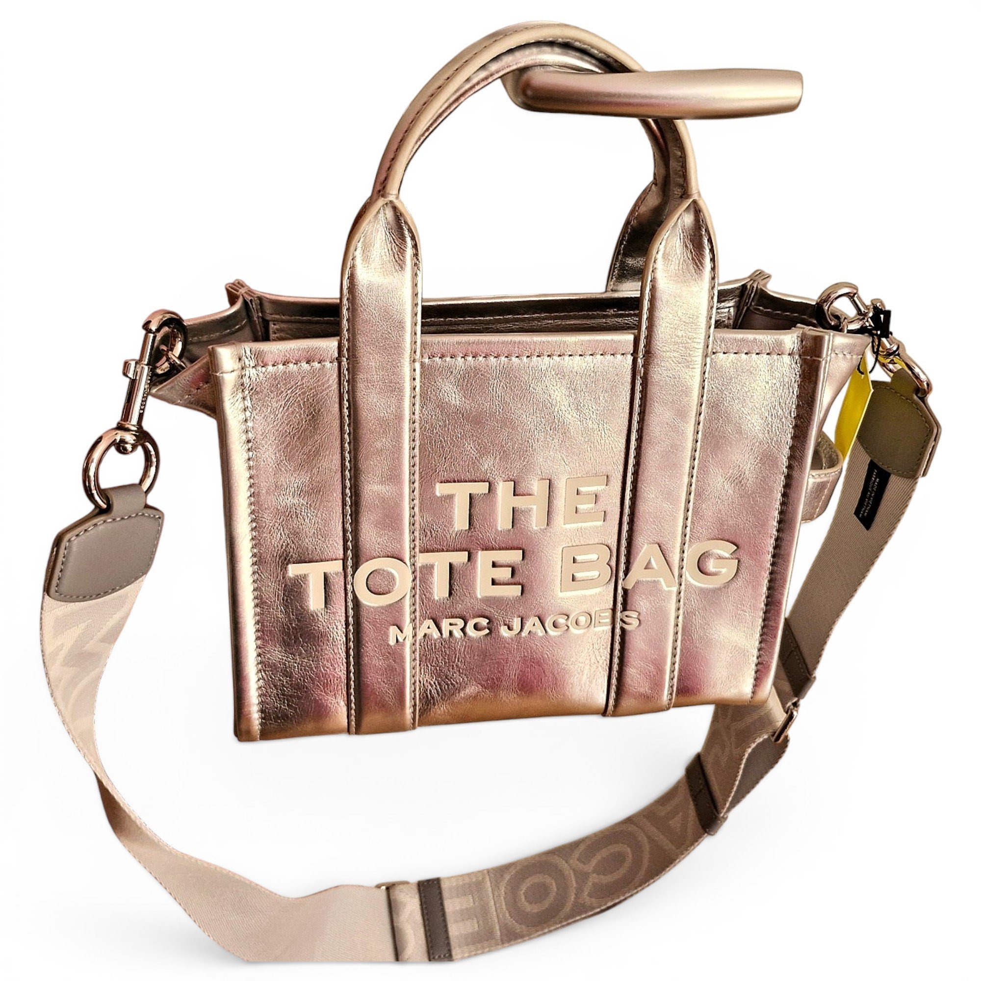 The Tag Tote leather tote