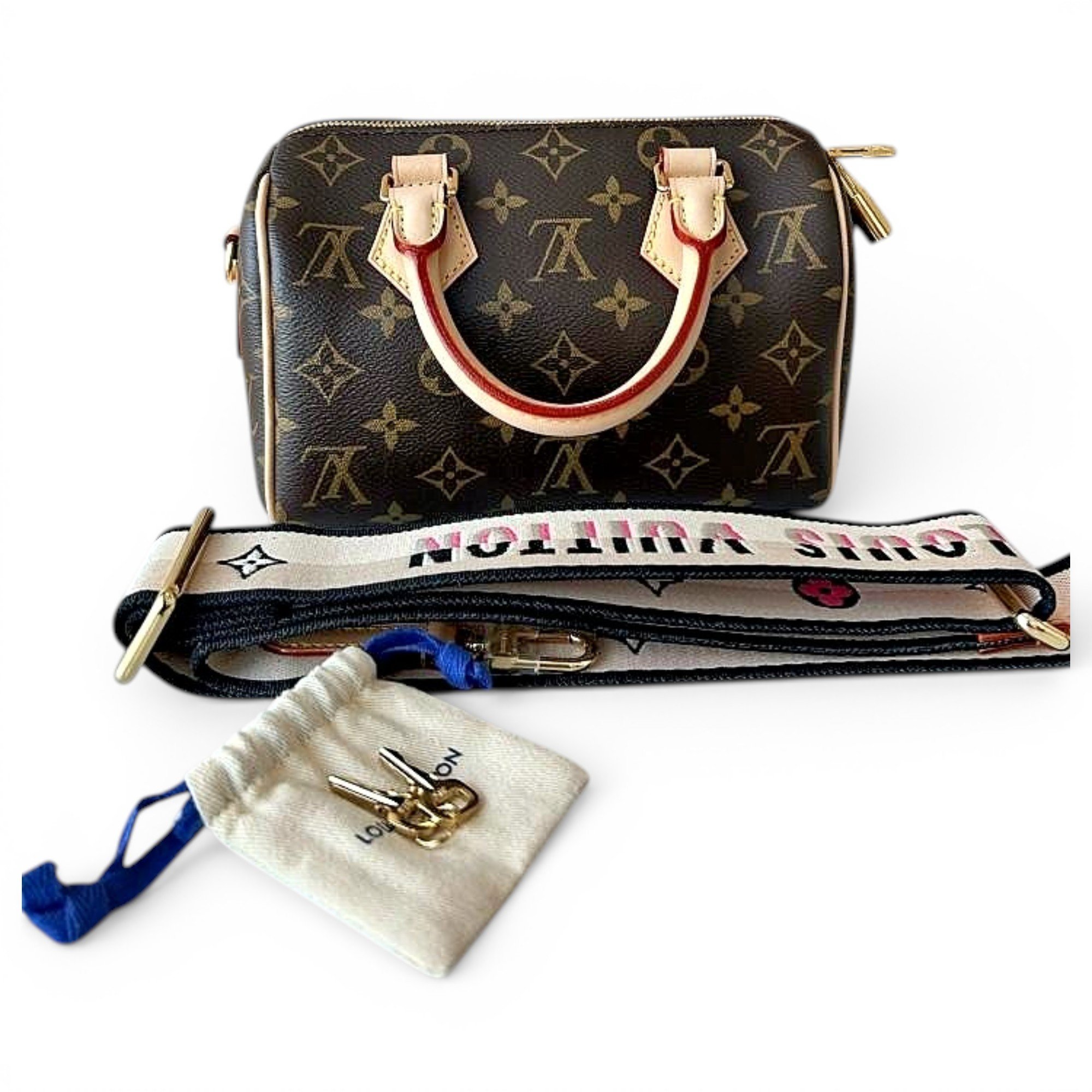 Speedy Bandoulière leather crossbody bag