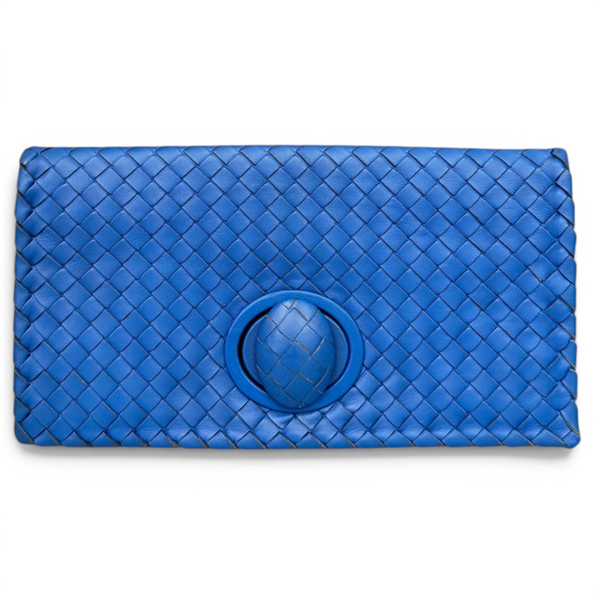 Leather clutch bag