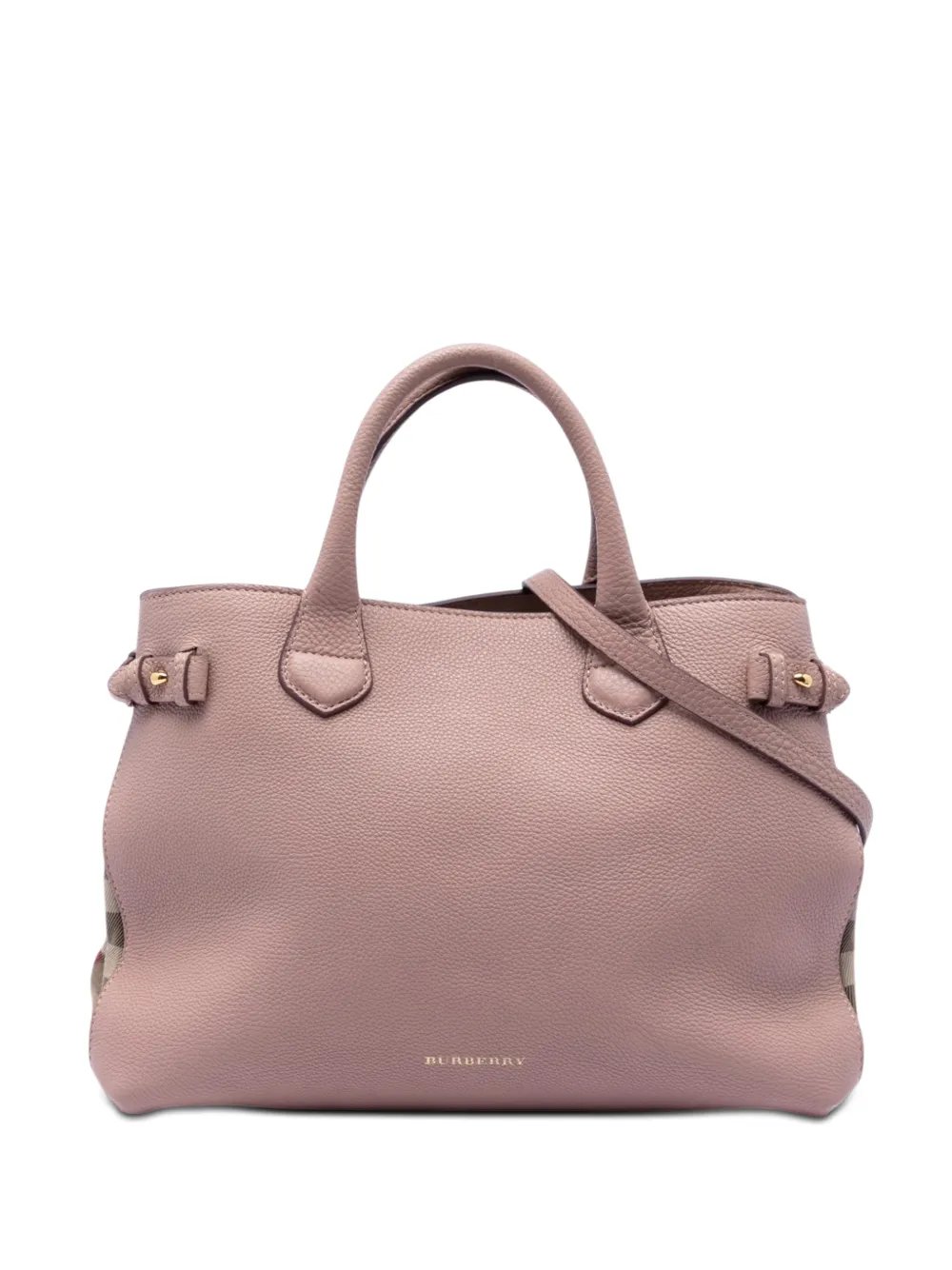 2000-2017 Medium Calfskin and House Check Banner satchel