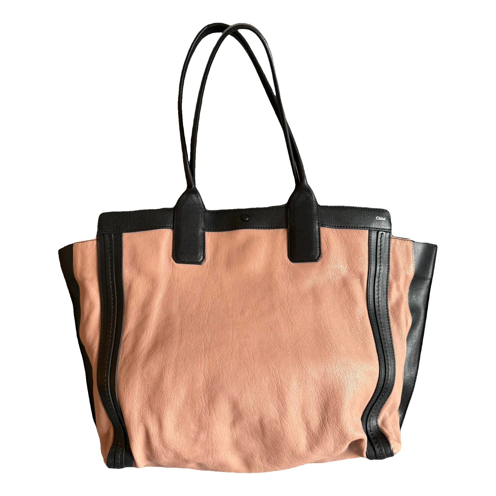 Leather tote